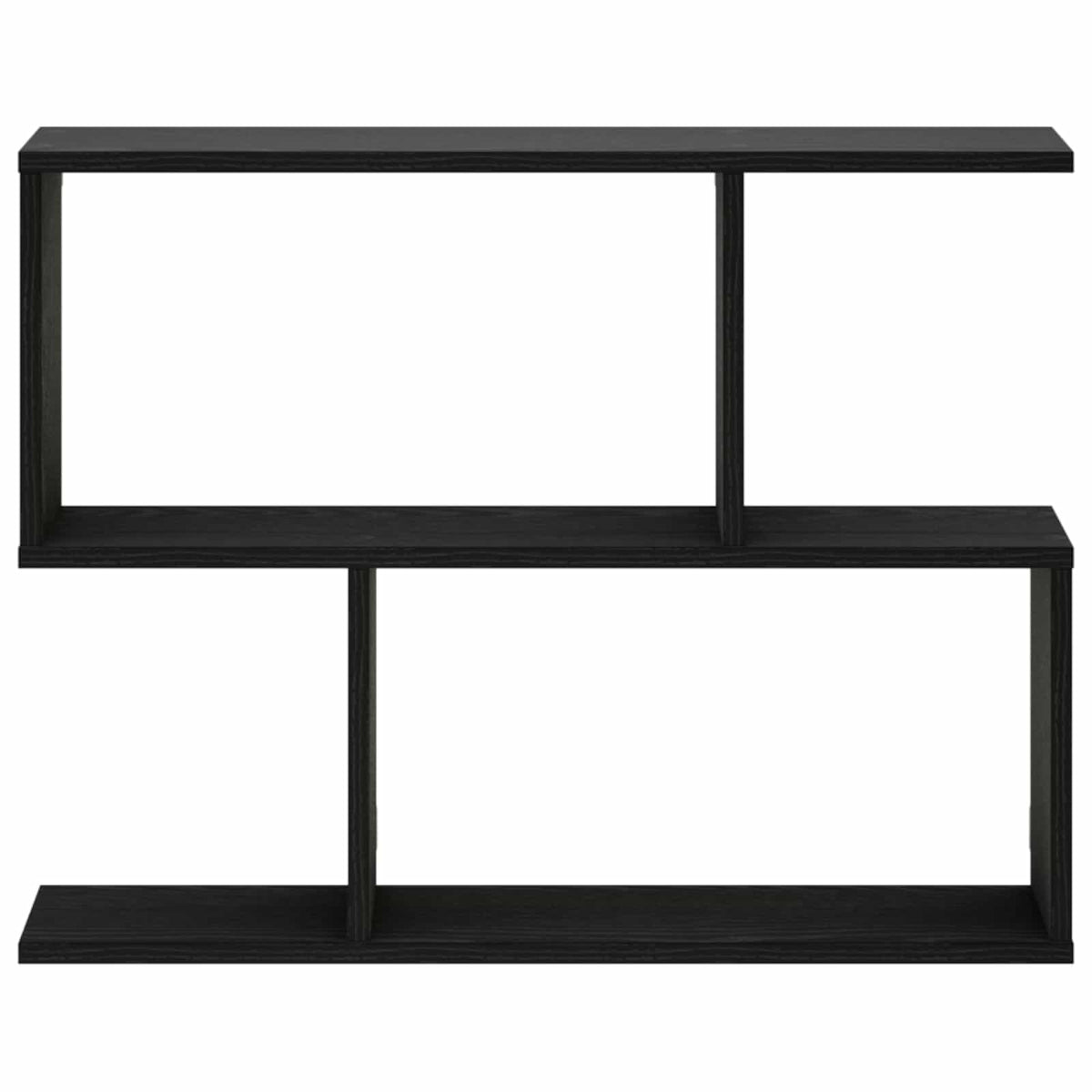 Wall Shelf Black Oak 72 x 17 x 55.5 cm Engineered Wood