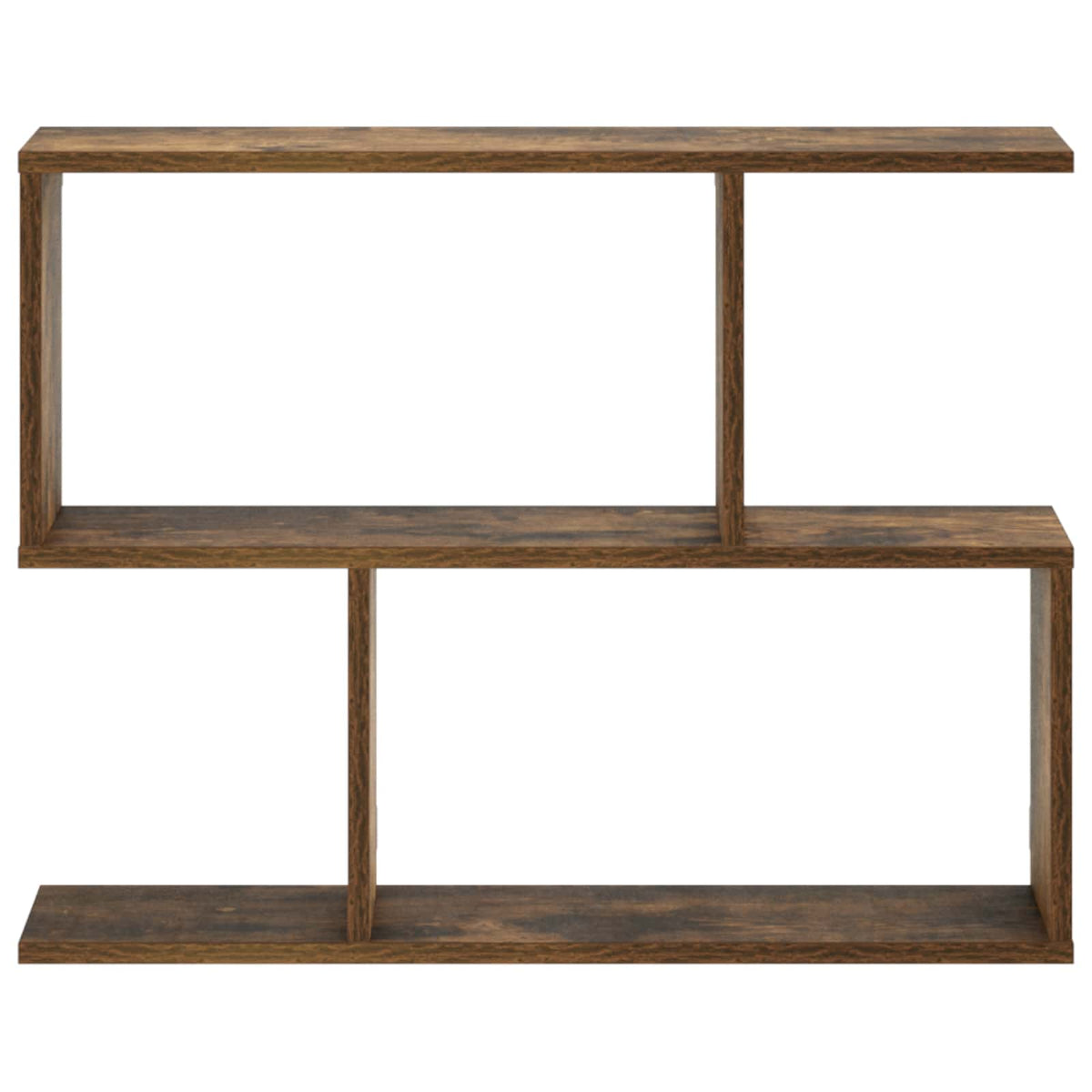 Wall Shelf Smoked Oak 72 x 17 x 55.5 cm Engineered Wood