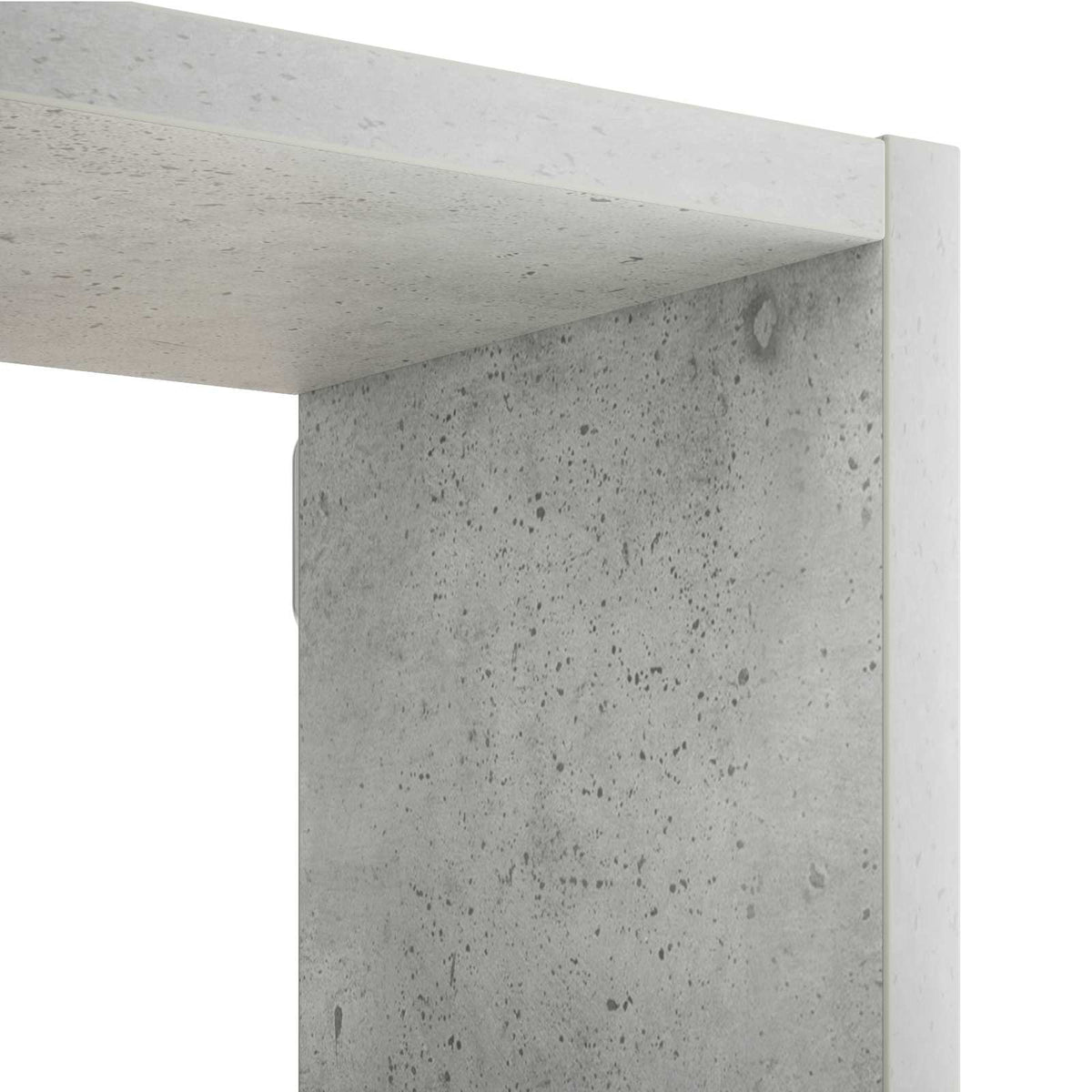 Wall Shelf Concrete Grey 72 x 17 x 105 cm Engineered Wood