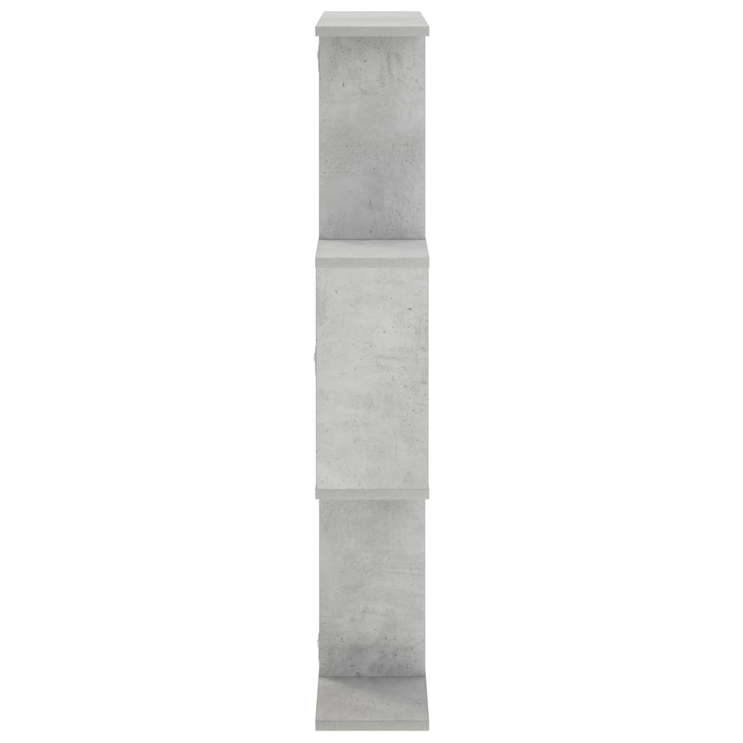 Wall Shelf Concrete Grey 72 x 17 x 105 cm Engineered Wood