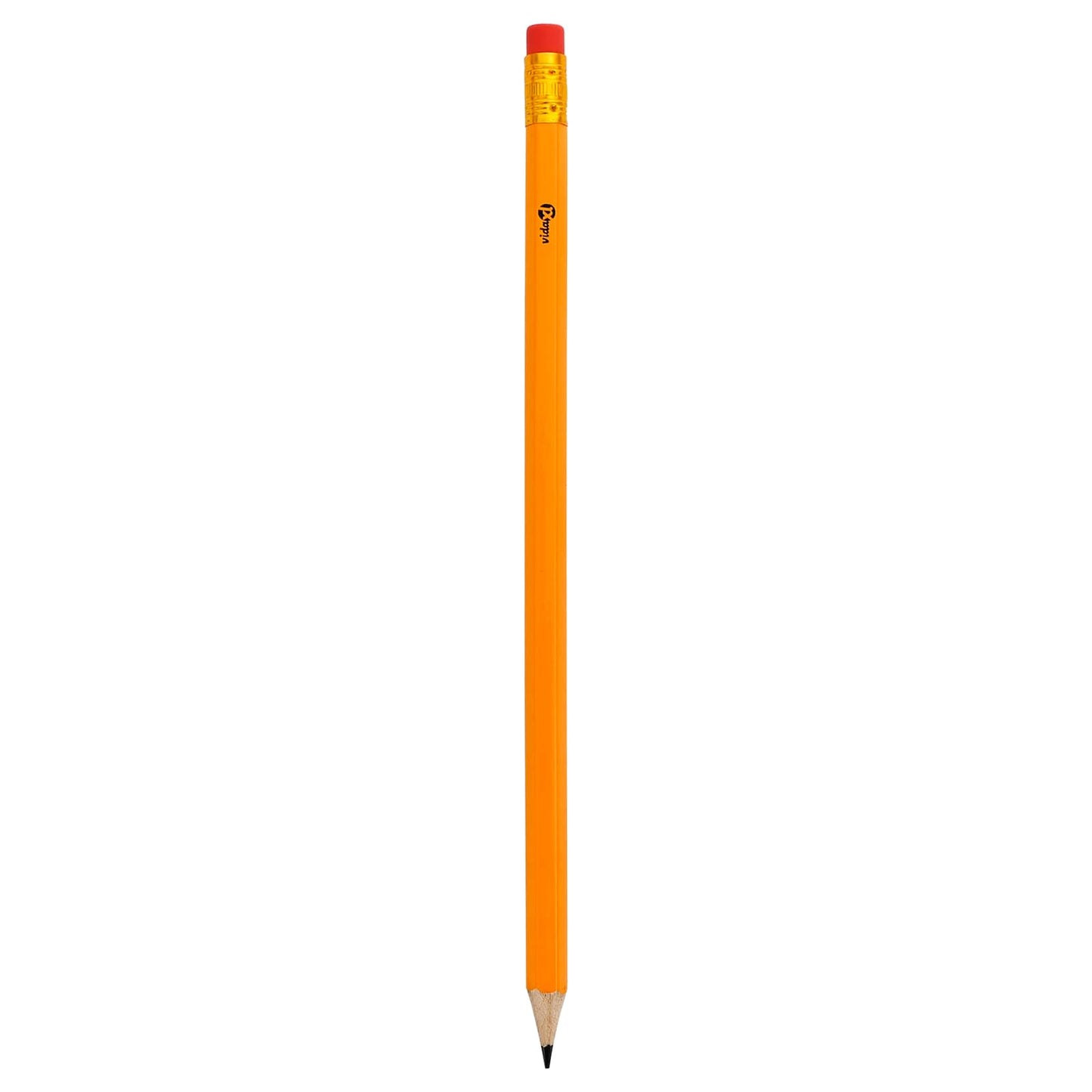 HB Pencils Ø 0.7 x 18.5 cm Yellow Solid Poplar Wood