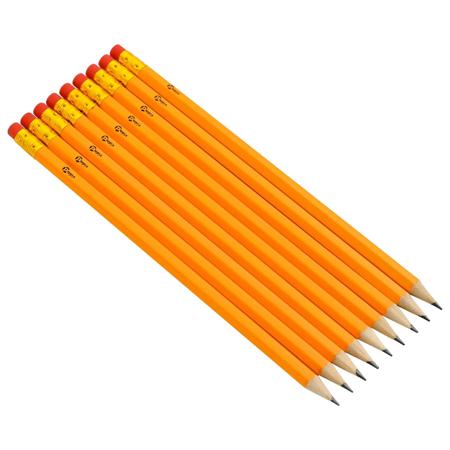 HB Pencils 1000 pcs Ø 0.7 x 18.5 cm Yellow Solid Poplar Wood