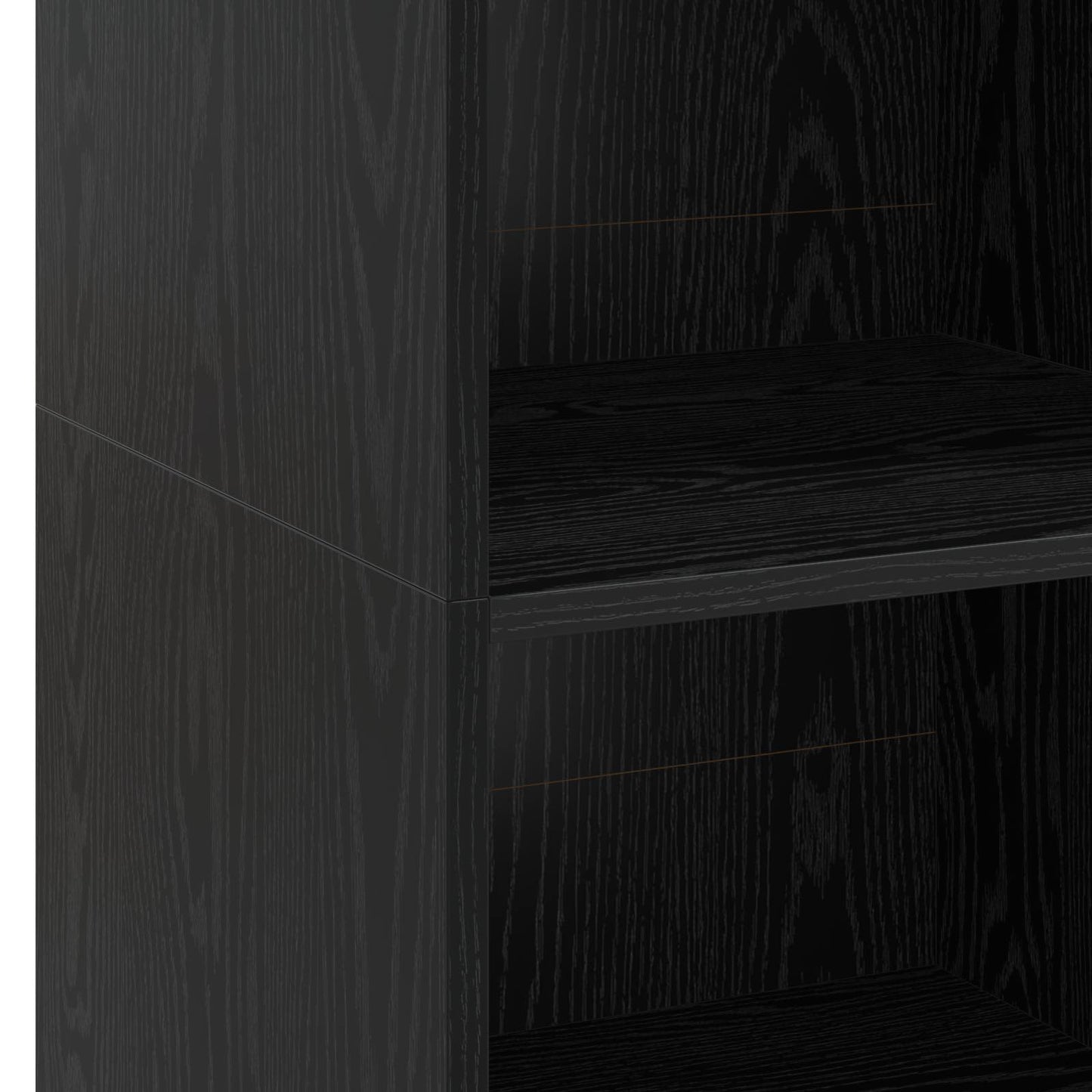Highboard Black Oak 45 x 41 x 124 cm Engineered Wood
