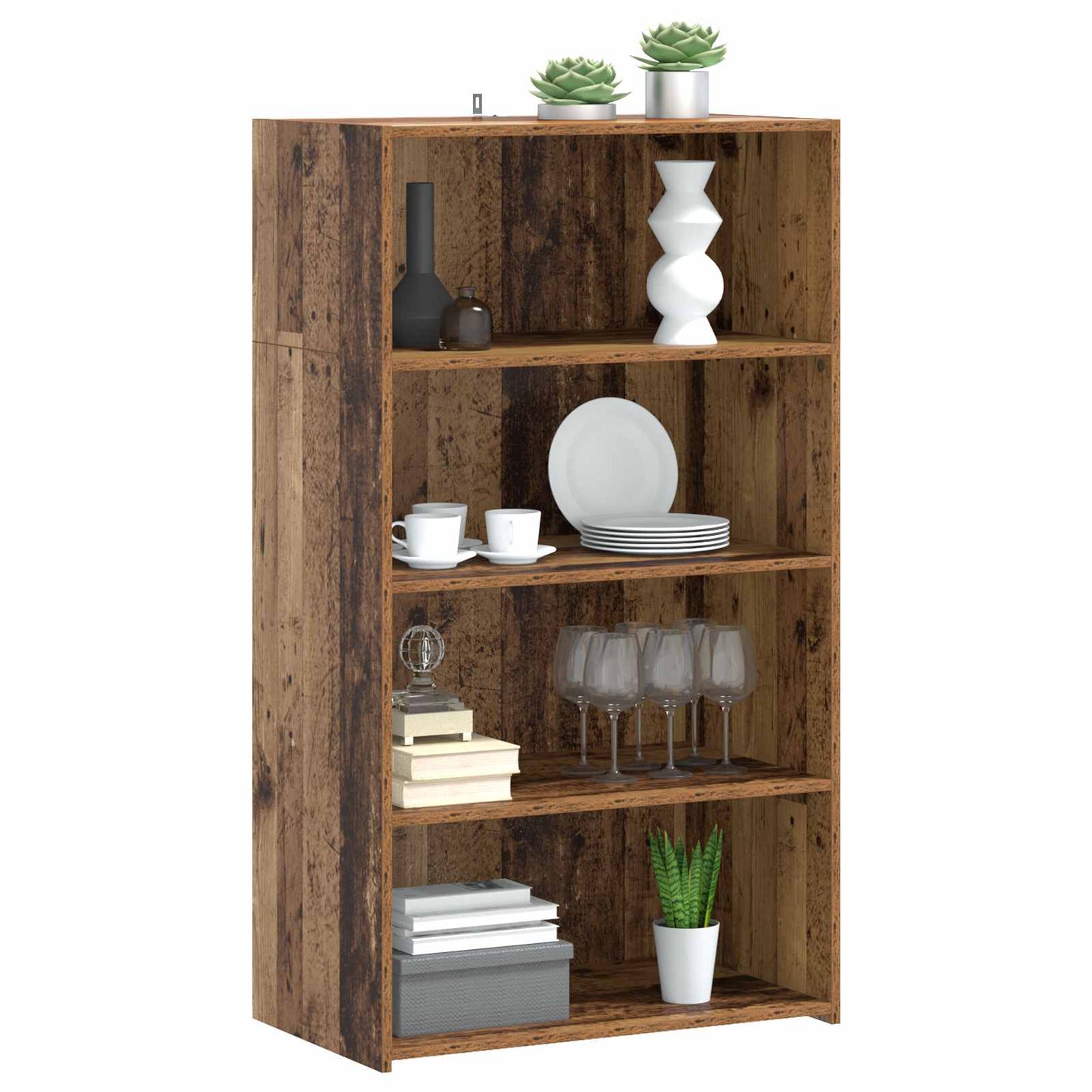 Highboard Old Wood 70 x 41 x 124 cm Engineered Wood