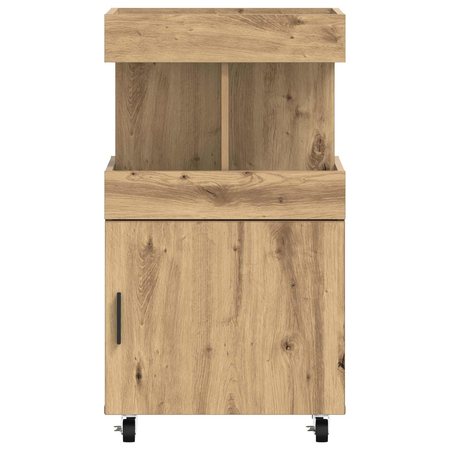 Bar Cart Artisan Oak 50 x 41 x 89 cm Engineered Wood