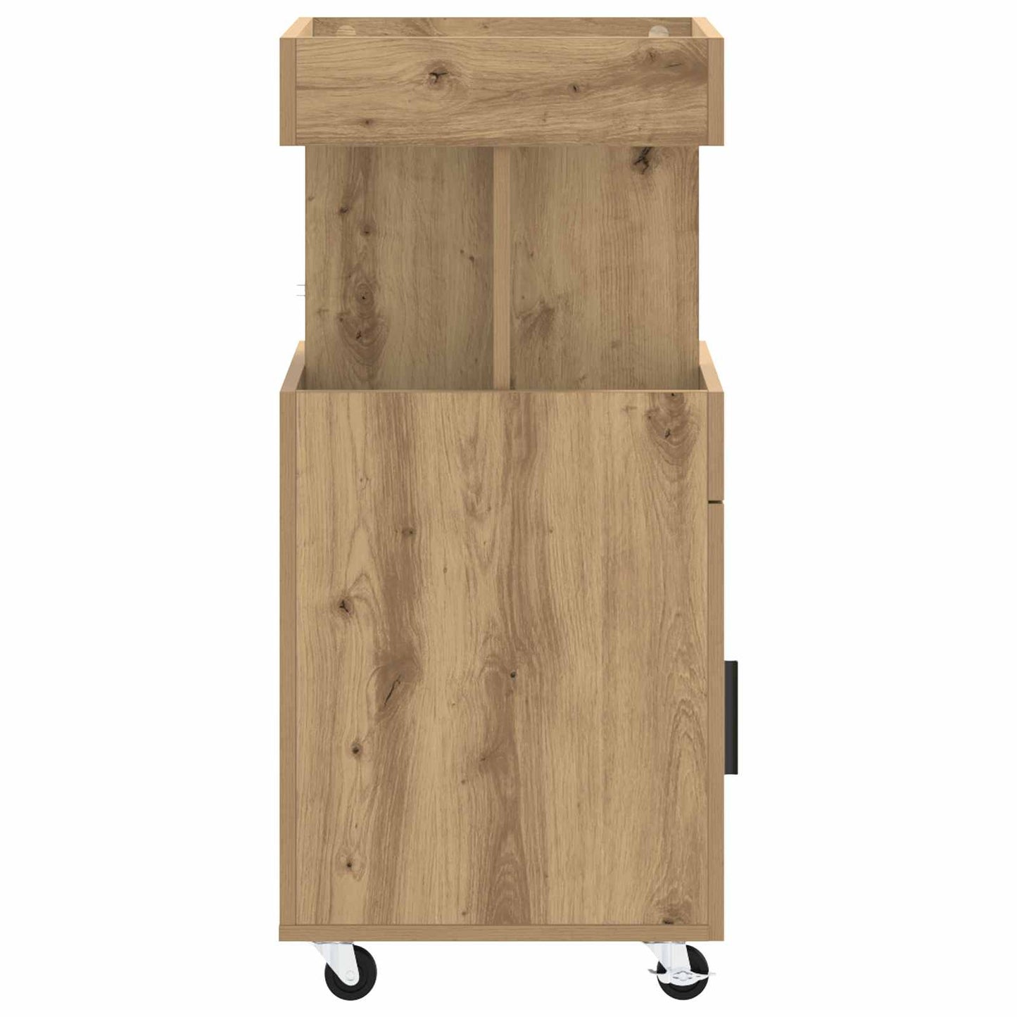 Bar Cart Artisan Oak 50 x 41 x 89 cm Engineered Wood
