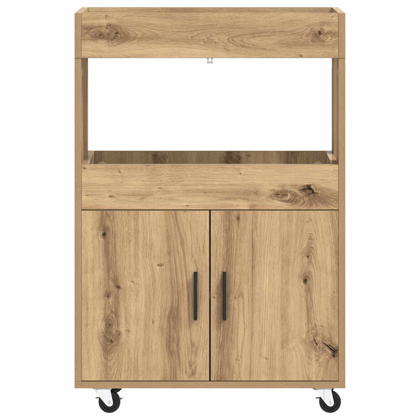 Bar Cart Artisan Oak 60 x 39.5 x 89 cm Engineered Wood