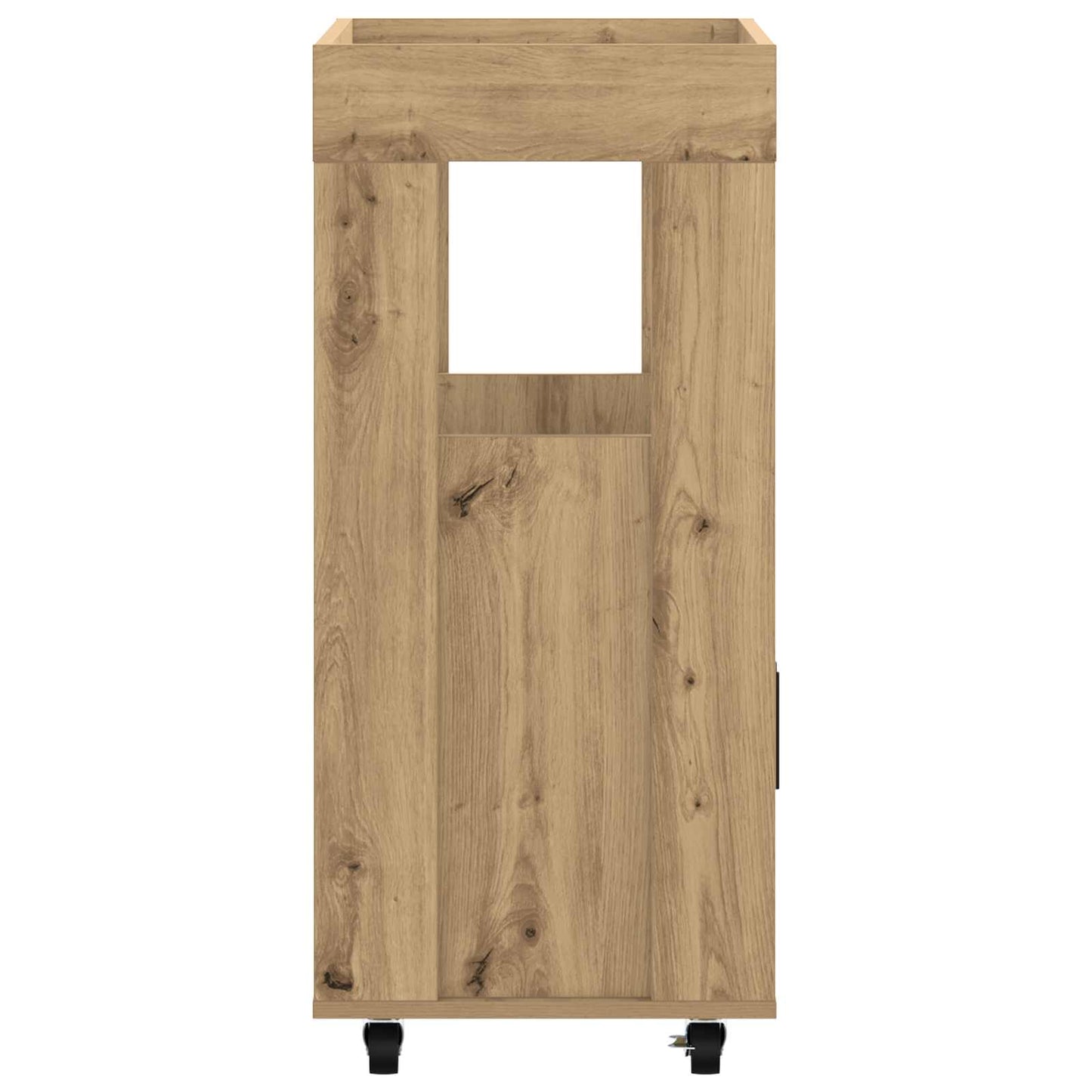 Bar Cart Artisan Oak 60 x 39.5 x 89 cm Engineered Wood