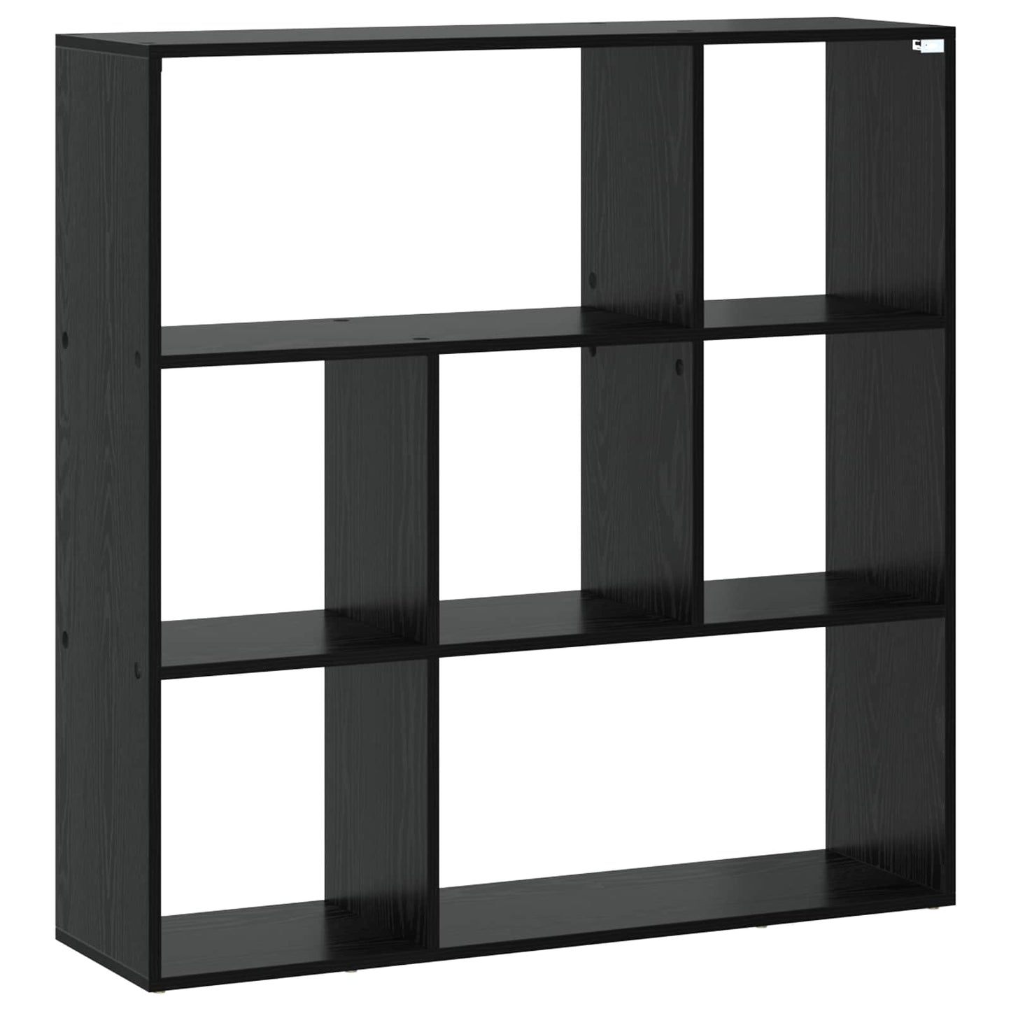 Book Cabinet 102 x 29 x 103.5 cm Engineered Wood Black Oak