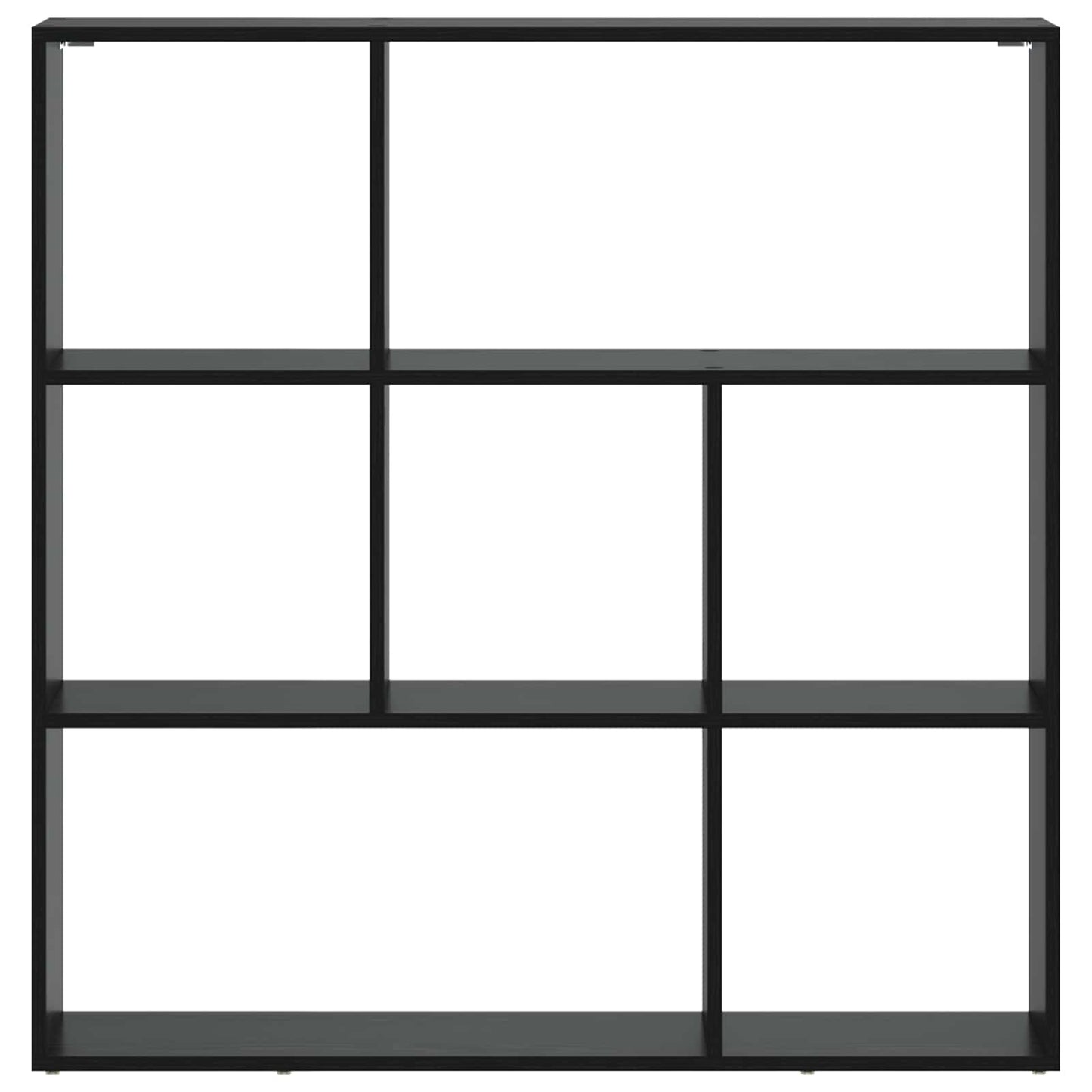 Book Cabinet 102 x 29 x 103.5 cm Engineered Wood Black Oak