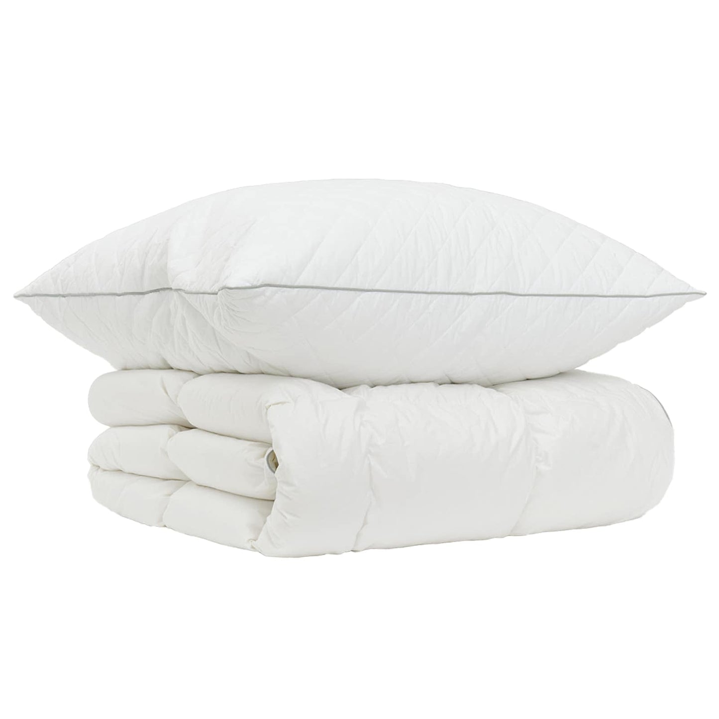 90% Goose Down Duvet Set FULDA 2 pcs 135 x 200 cm Winter White