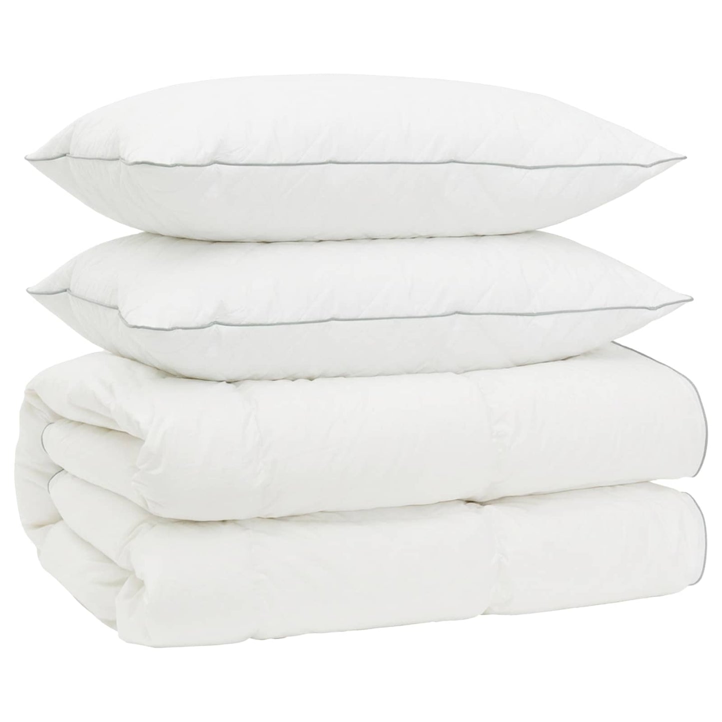 90% Goose Down Duvet Set FULDA 3 pcs 200 x 200 cm All Seasons