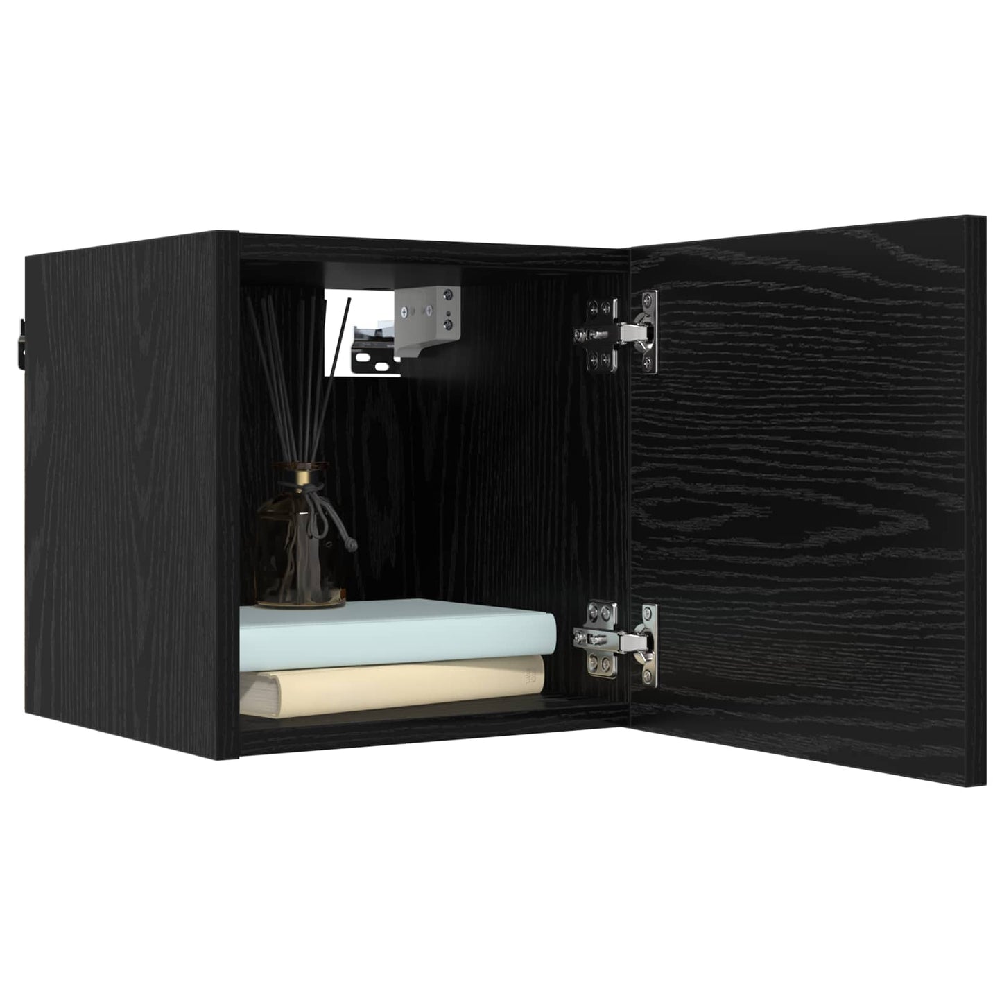 TV Cabinet Set 10 pcs 180 x 30 x 30 cm Black Oak