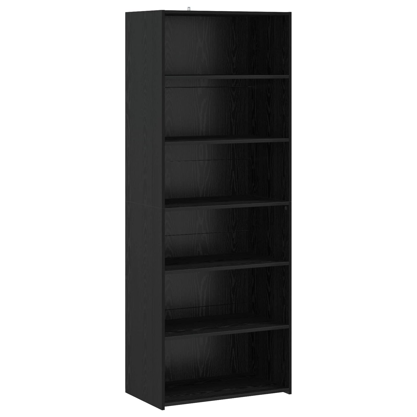 Sideboard Black Oak 70 x 41 x 185 cm Engineered Wood