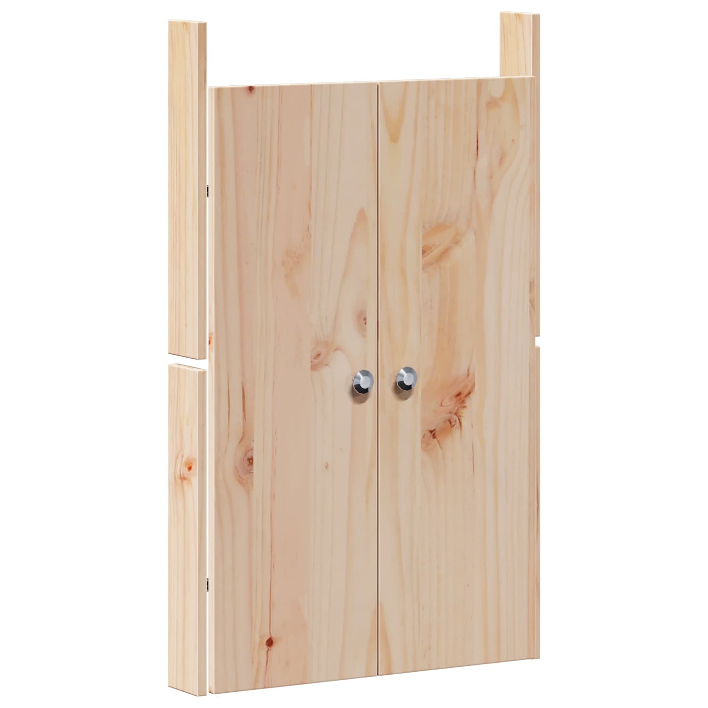 Outdoor Kitchen Cabinet MEPPEL Natural Douglas 55 x 55 x 92 cm