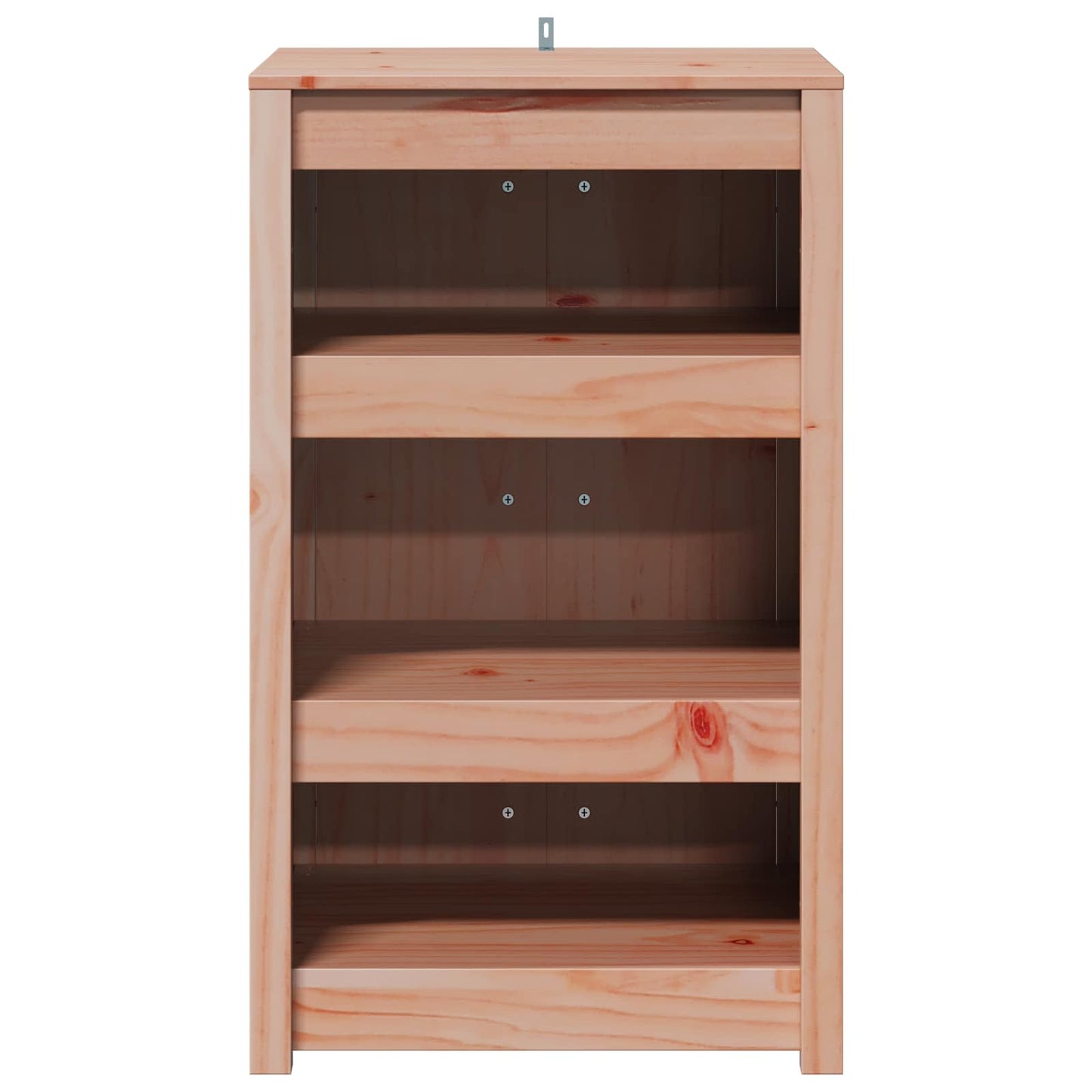 Outdoor Kitchen Cabinet MEPPEL 2 pcs White Solid Pine Wood