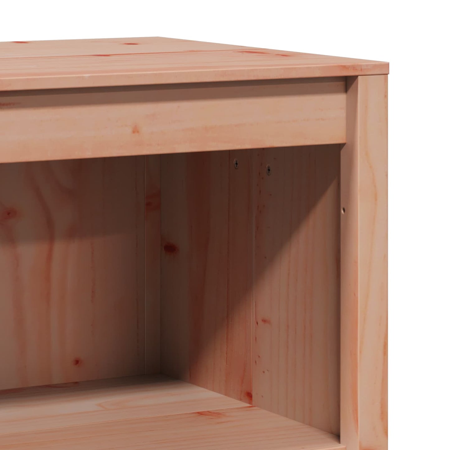 Outdoor Kitchen Cabinet MEPPEL 4 pcs White Solid Pine Wood