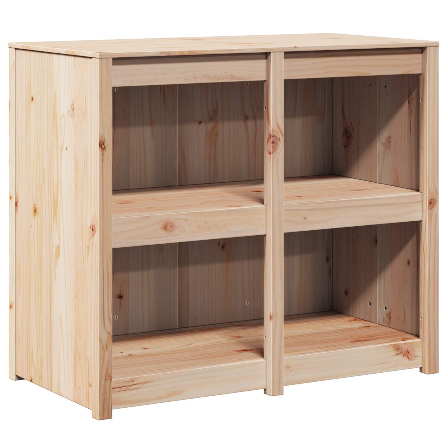 Outdoor Kitchen Cabinet MEPPEL 3 pcs Natural Douglas