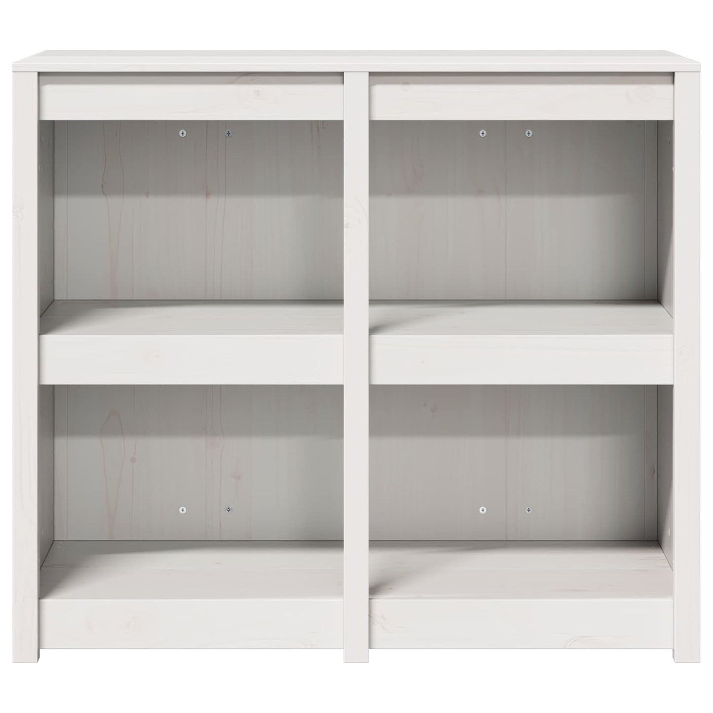 Outdoor Kitchen Cabinet MEPPEL 3 pcs White Solid Pine Wood
