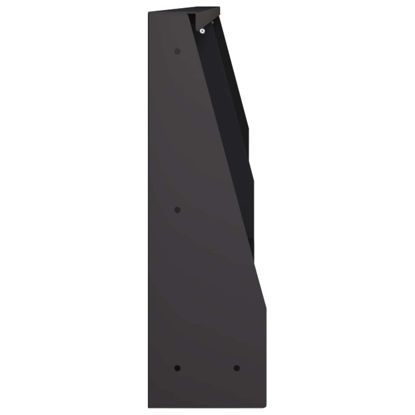 Retaining Wall 2 pcs 100 x 12 x 30 cm Steel Black