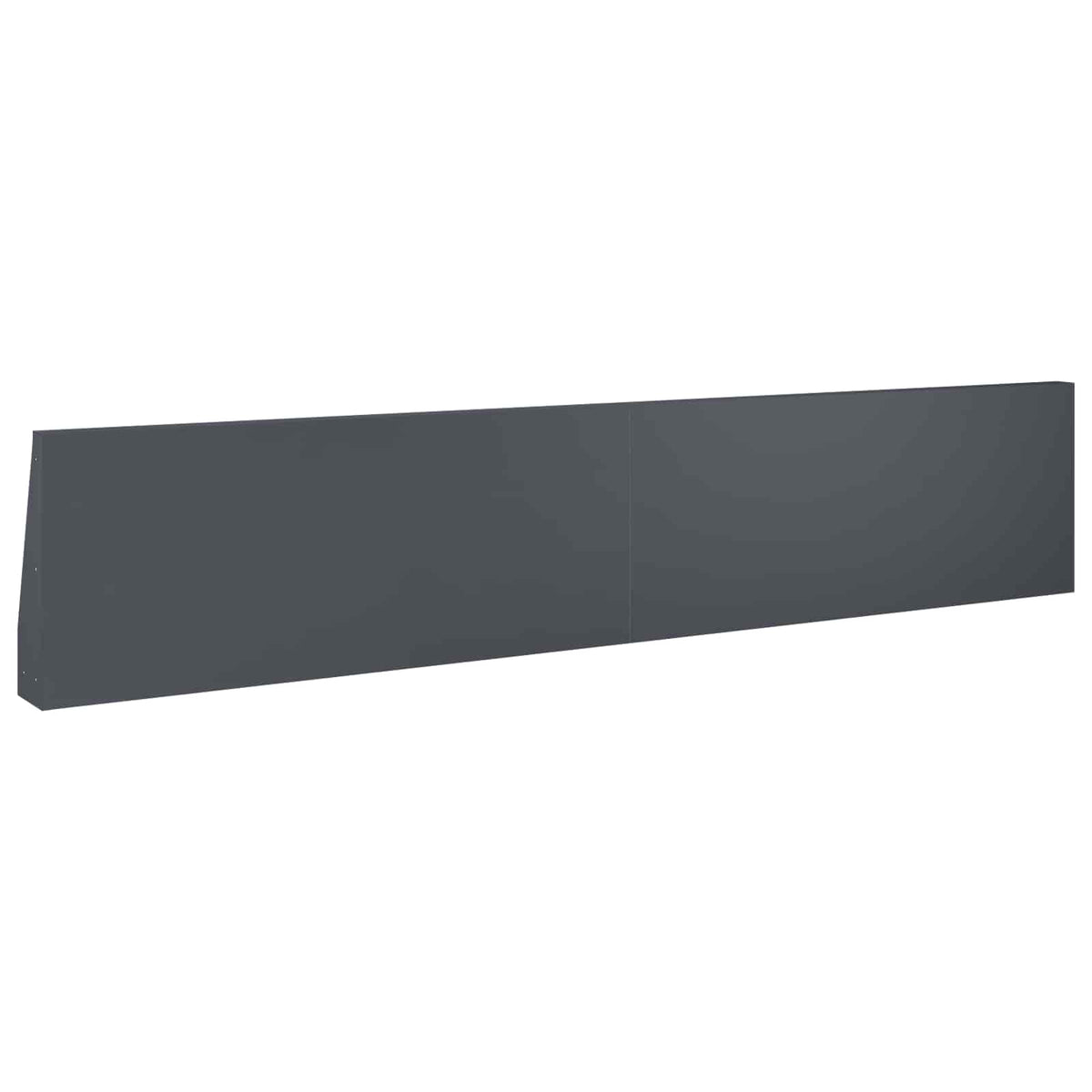 Retaining Wall 2 pcs 100 x 12 x 30 cm Steel Anthracite