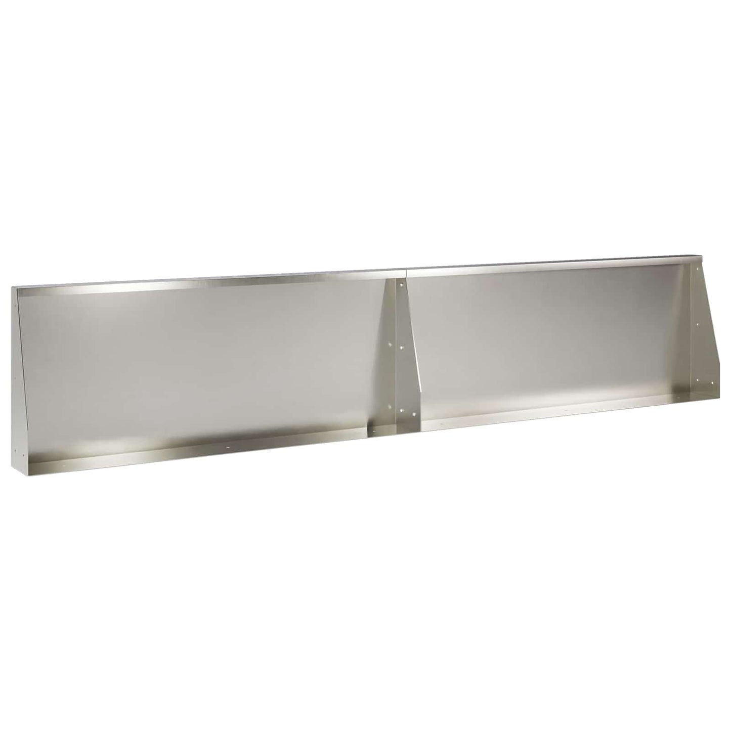 Retaining Wall 2 pcs 100 x 12 x 40 cm Stainless Steel Silver