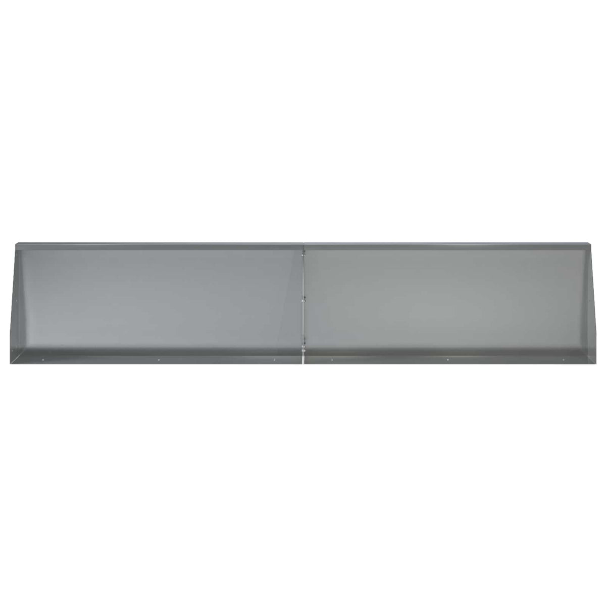 Retaining Wall 2 pcs 100 x 12 x 40 cm Galvanised Steel Silver