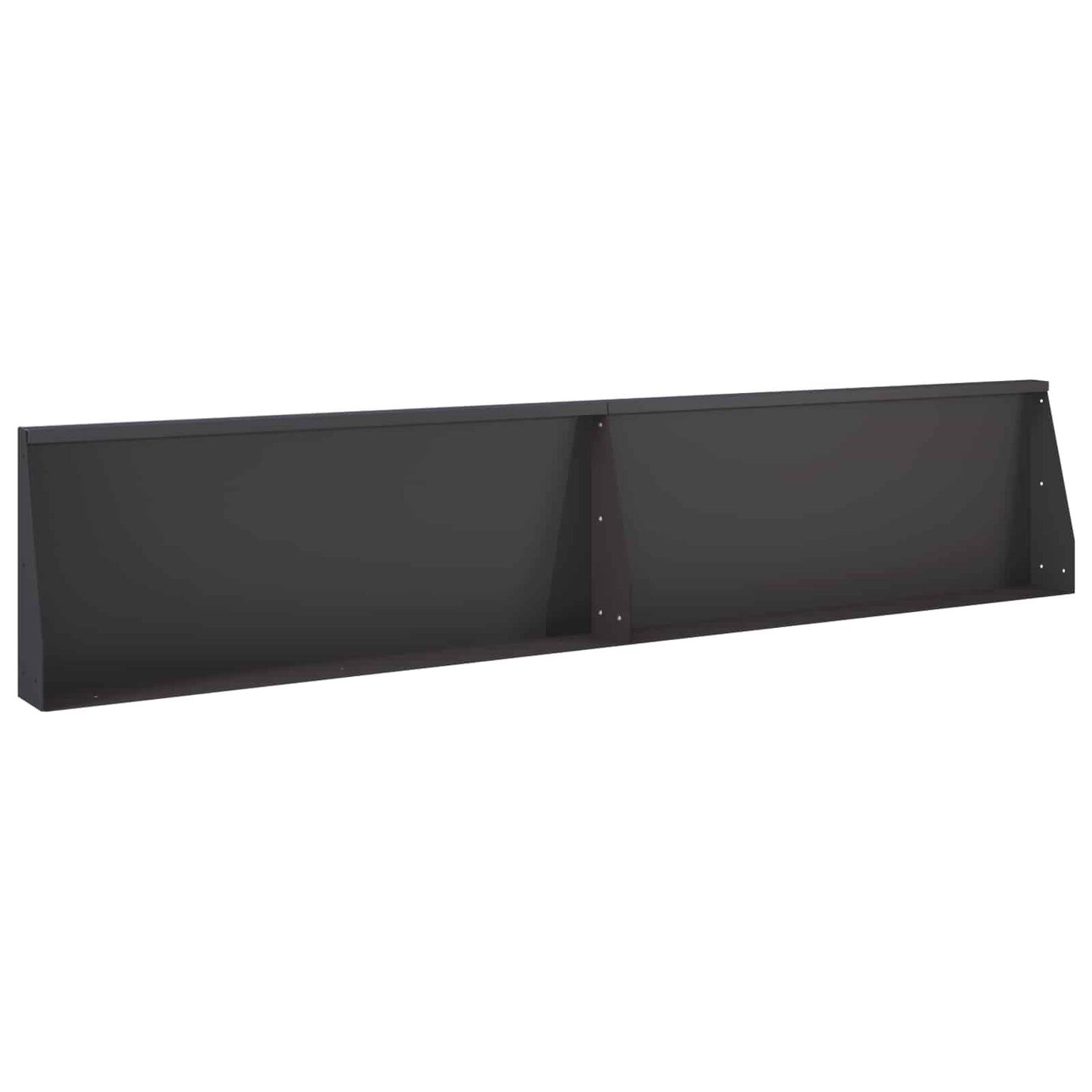 Retaining Wall 2 pcs 100 x 12 x 50 cm Steel Black