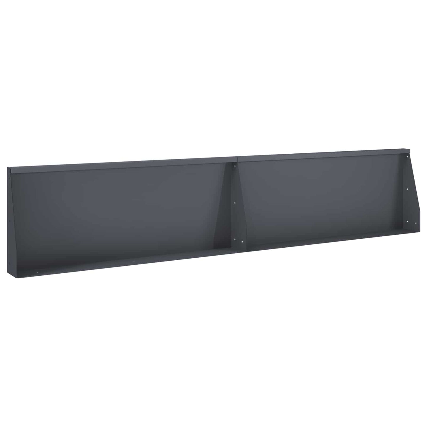 Retaining Wall 2 pcs 100 x 12 x 50 cm Steel Anthracite