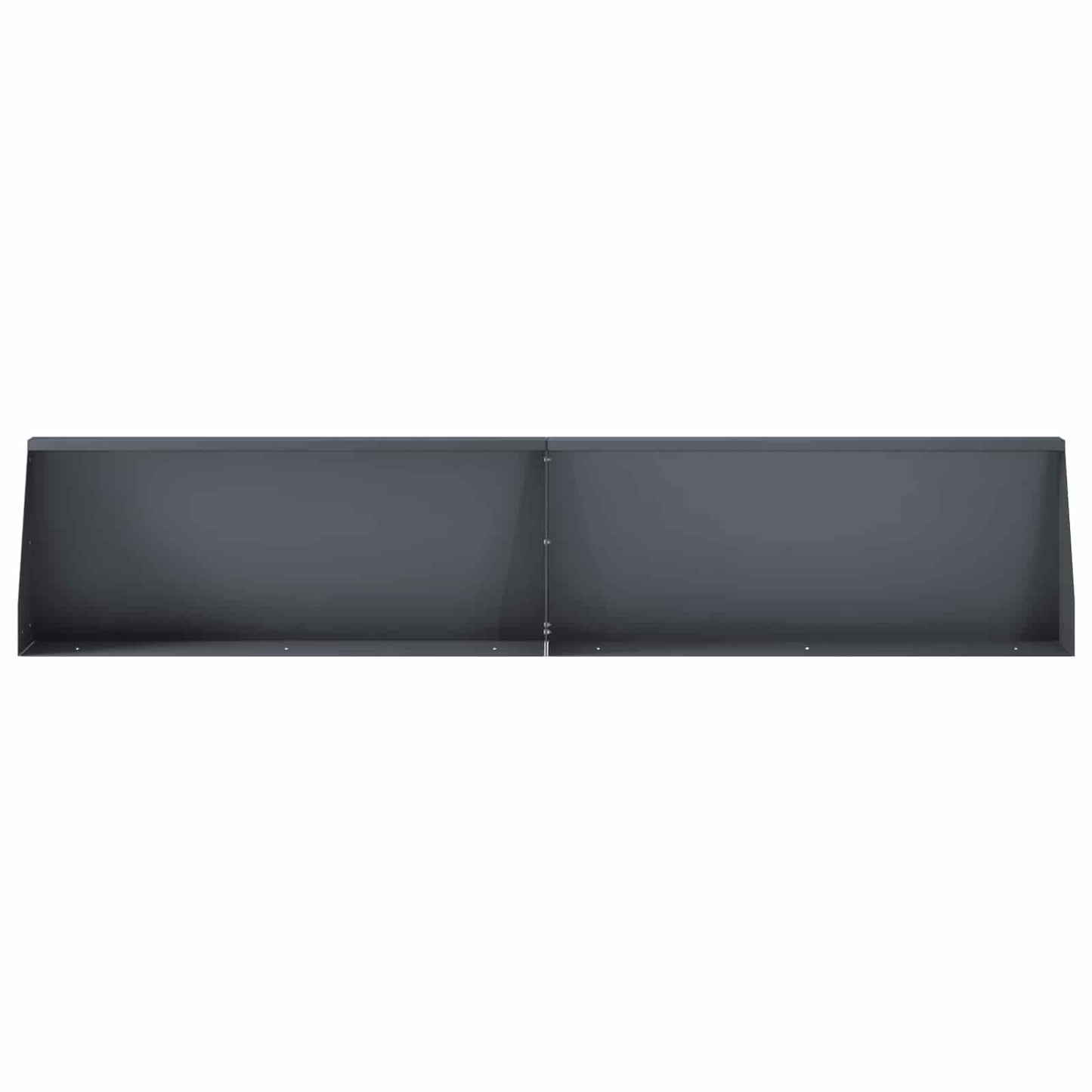 Retaining Wall 2 pcs 100 x 12 x 50 cm Steel Anthracite