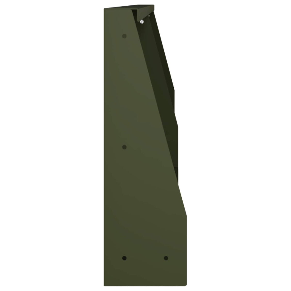 Retaining Wall 2 pcs 100 x 12 x 50 cm Steel Olive Green