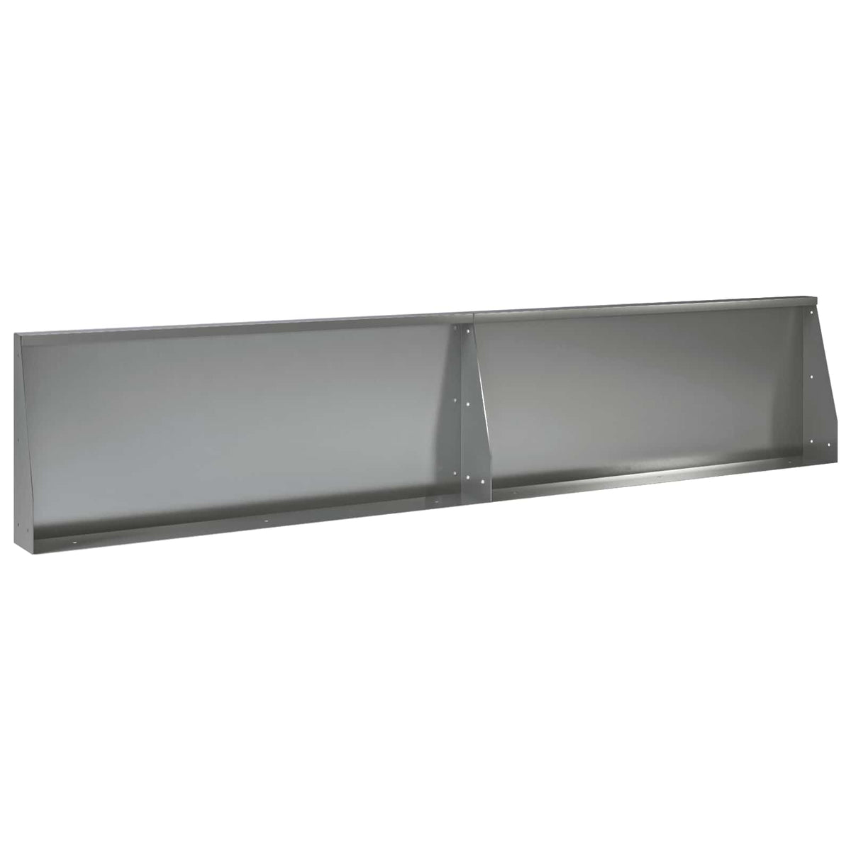 Retaining Wall 2 pcs 100 x 12 x 50 cm Galvanised Steel Silver