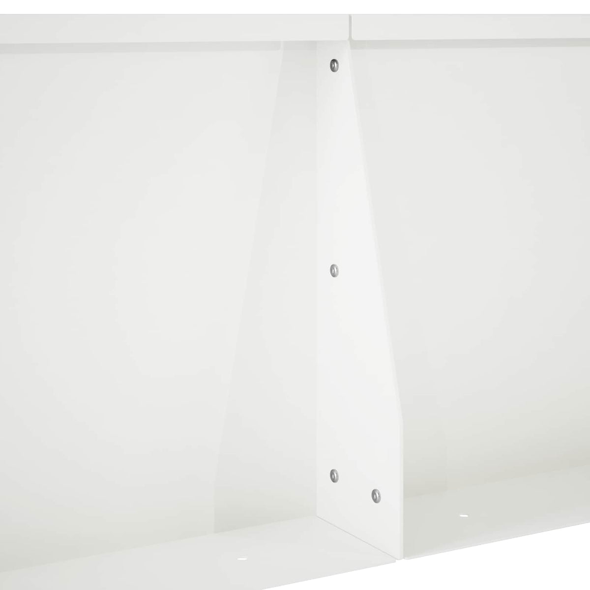 Retaining Wall 2 pcs 50 x 50 x 30 cm Steel White