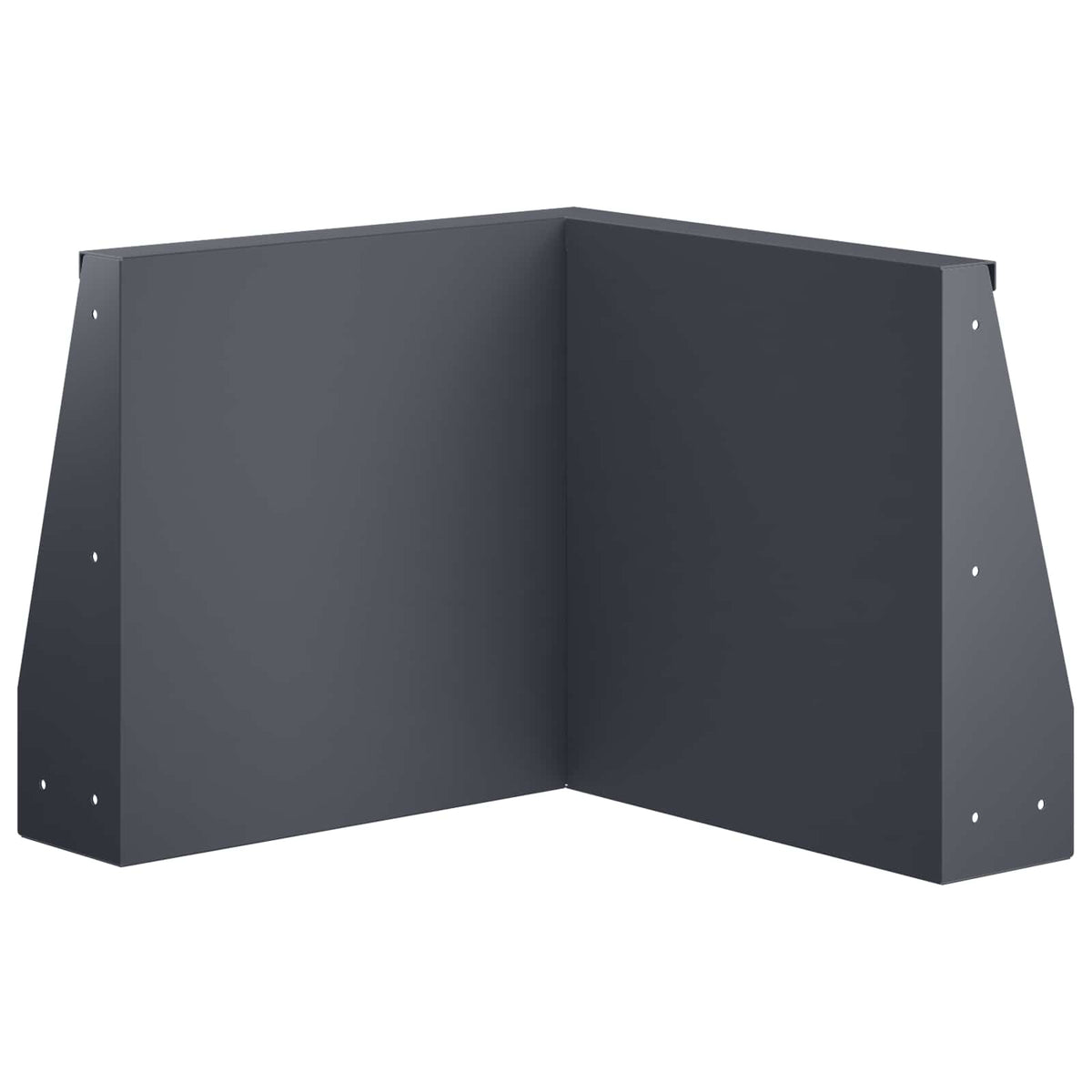 Retaining Wall 2 pcs 50 x 50 x 30 cm Steel Anthracite