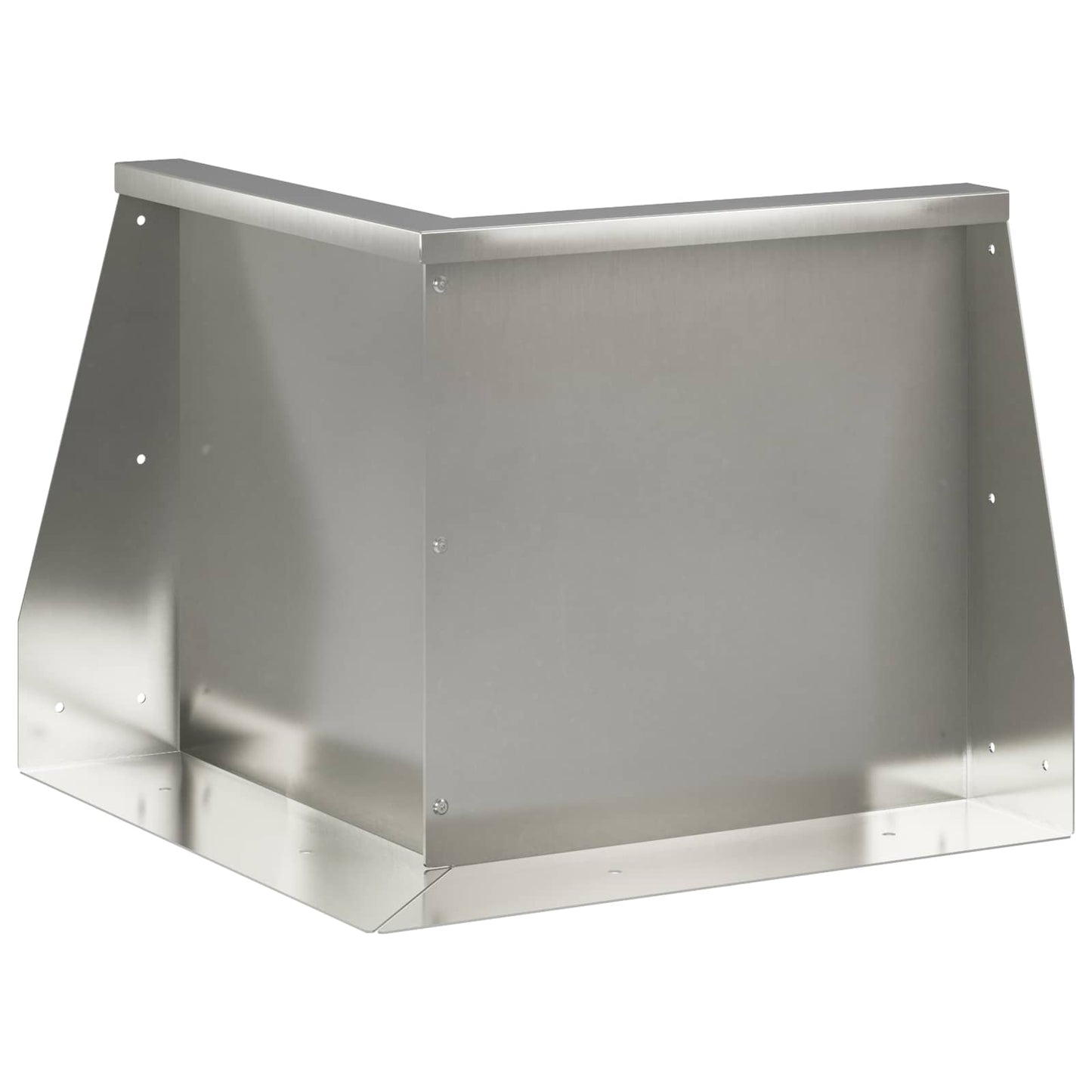 Retaining Wall 50 x 50 x 30 cm Stainless Steel Silver