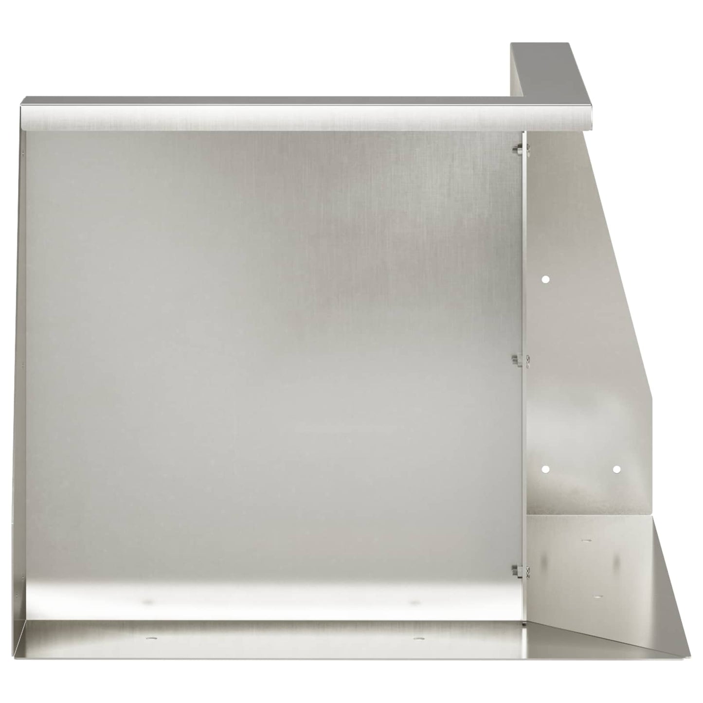 Retaining Wall 50 x 50 x 30 cm Stainless Steel Silver