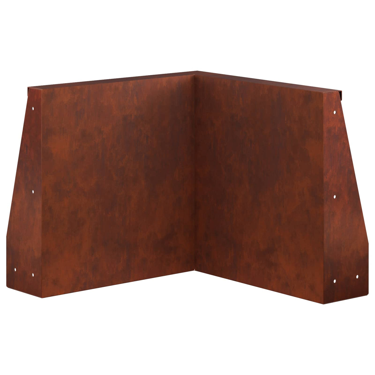 Retaining Wall 50 x 50 x 30 cm Weathering Steel Rusty