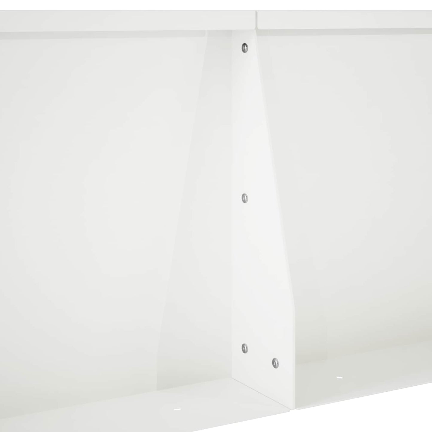 Retaining Wall 2 pcs 50 x 50 x 40 cm Steel White