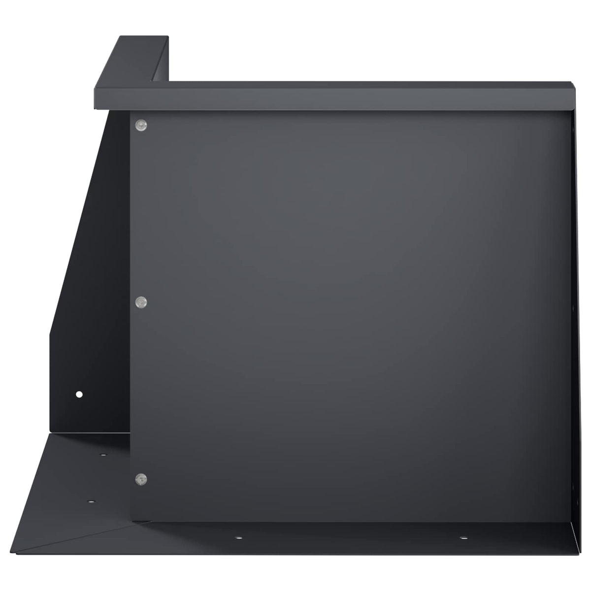 Retaining Wall 2 pcs 50 x 50 x 40 cm Steel Anthracite