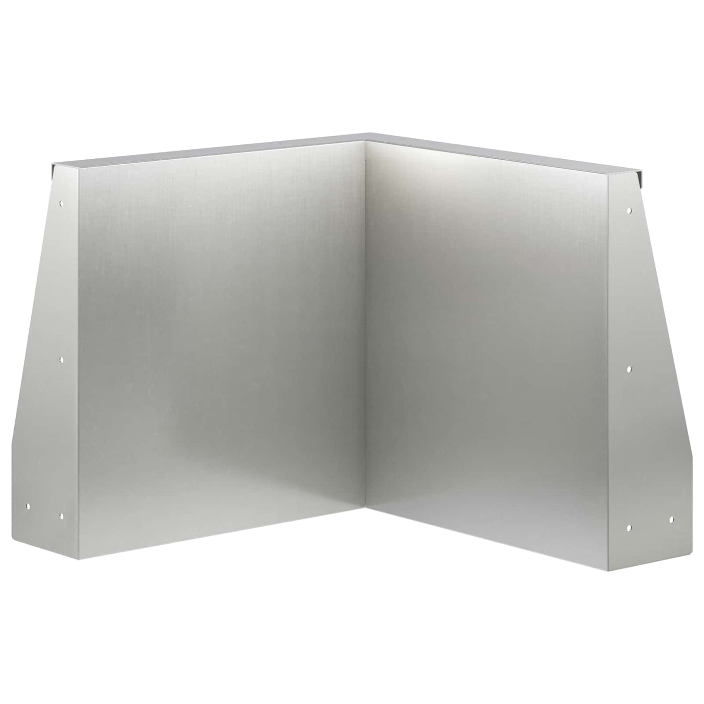 Retaining Wall 50 x 50 x 40 cm Stainless Steel Silver