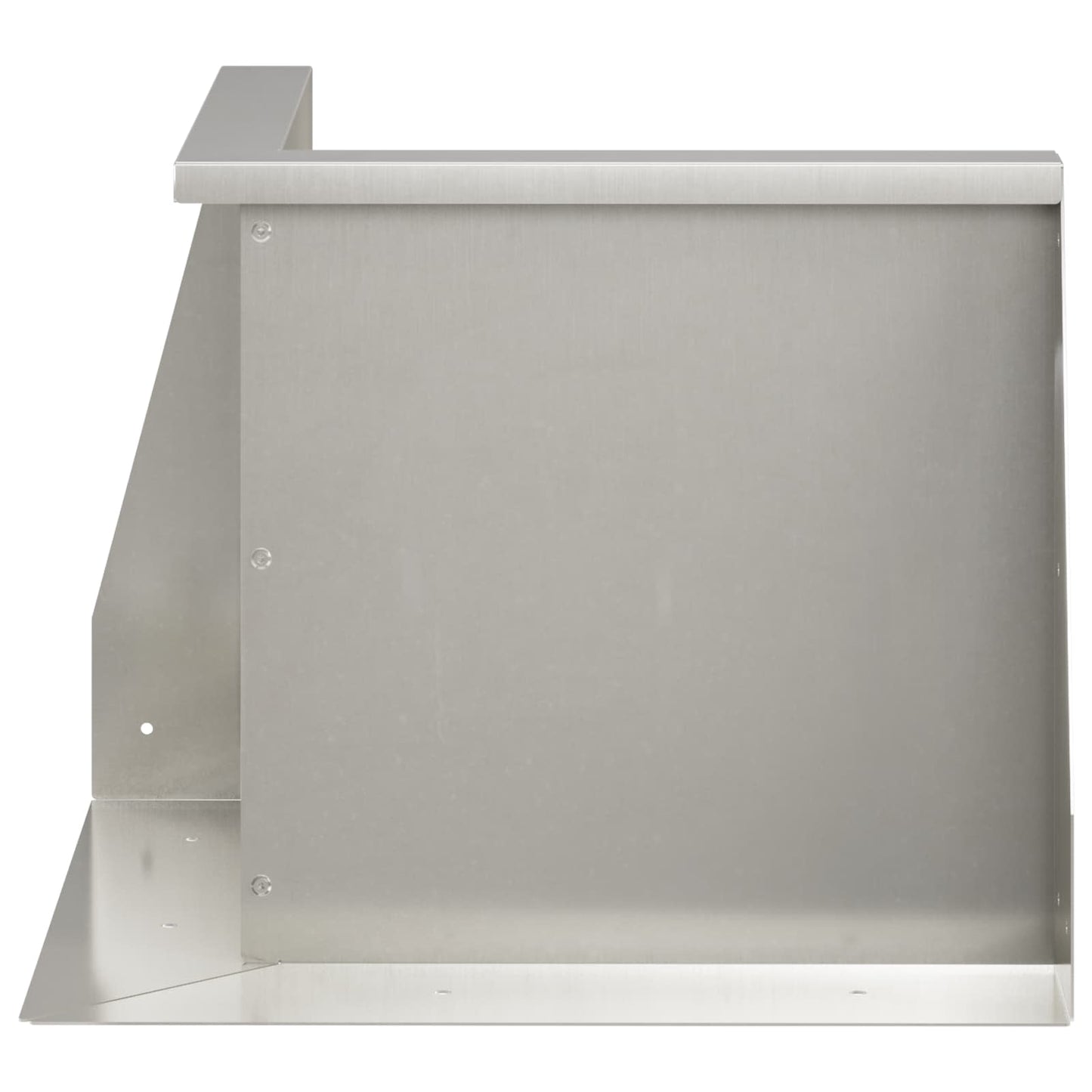 Retaining Wall 50 x 50 x 40 cm Stainless Steel Silver