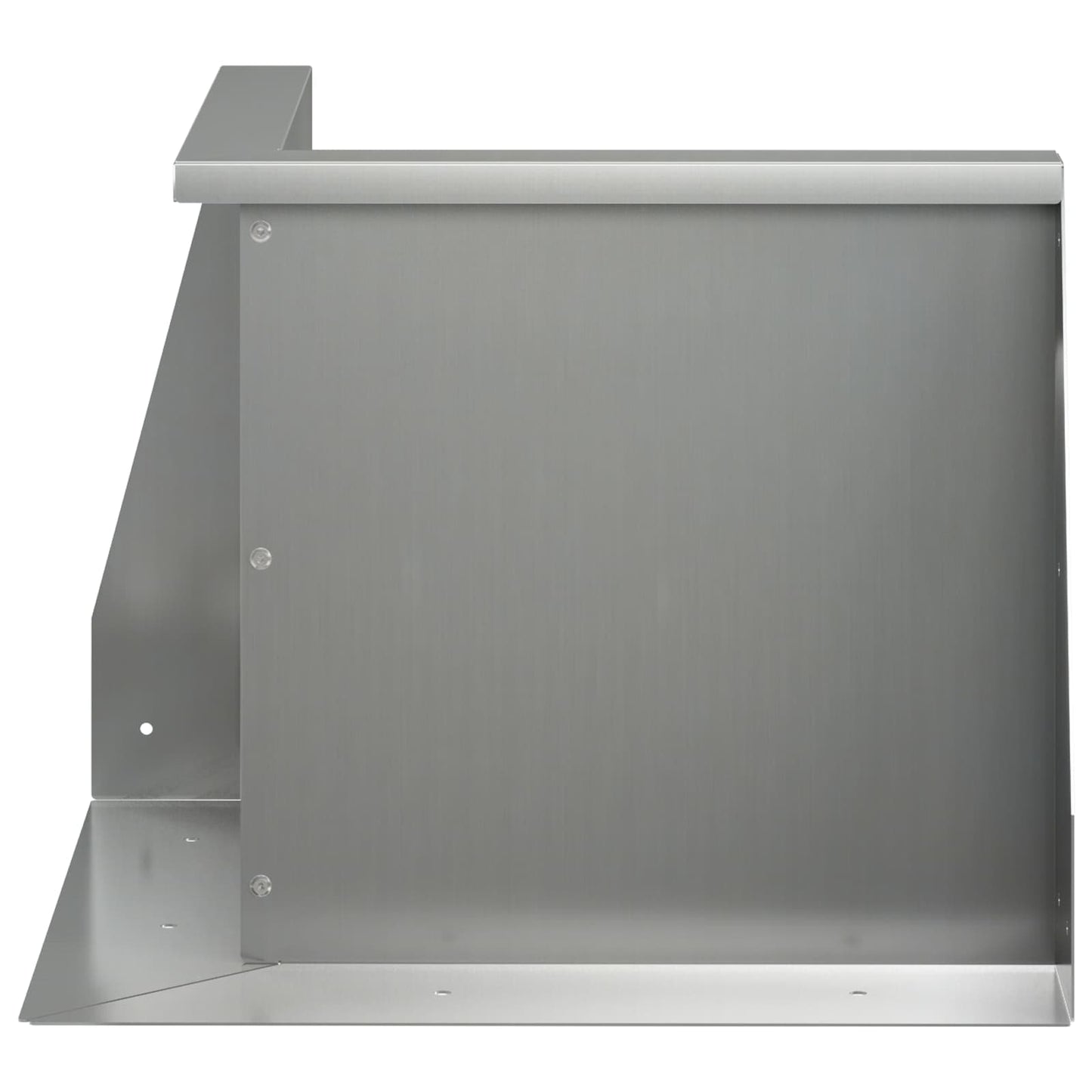 Retaining Wall 50 x 50 x 40 cm Galvanised Steel Silver