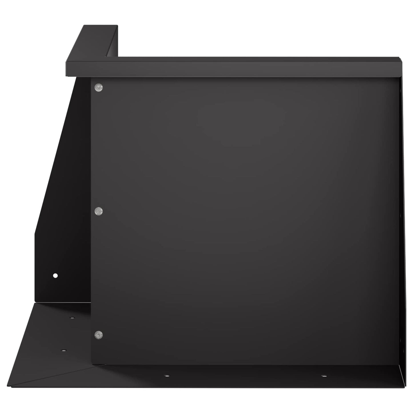 Retaining Wall 50 x 50 x 50 cm Steel Black