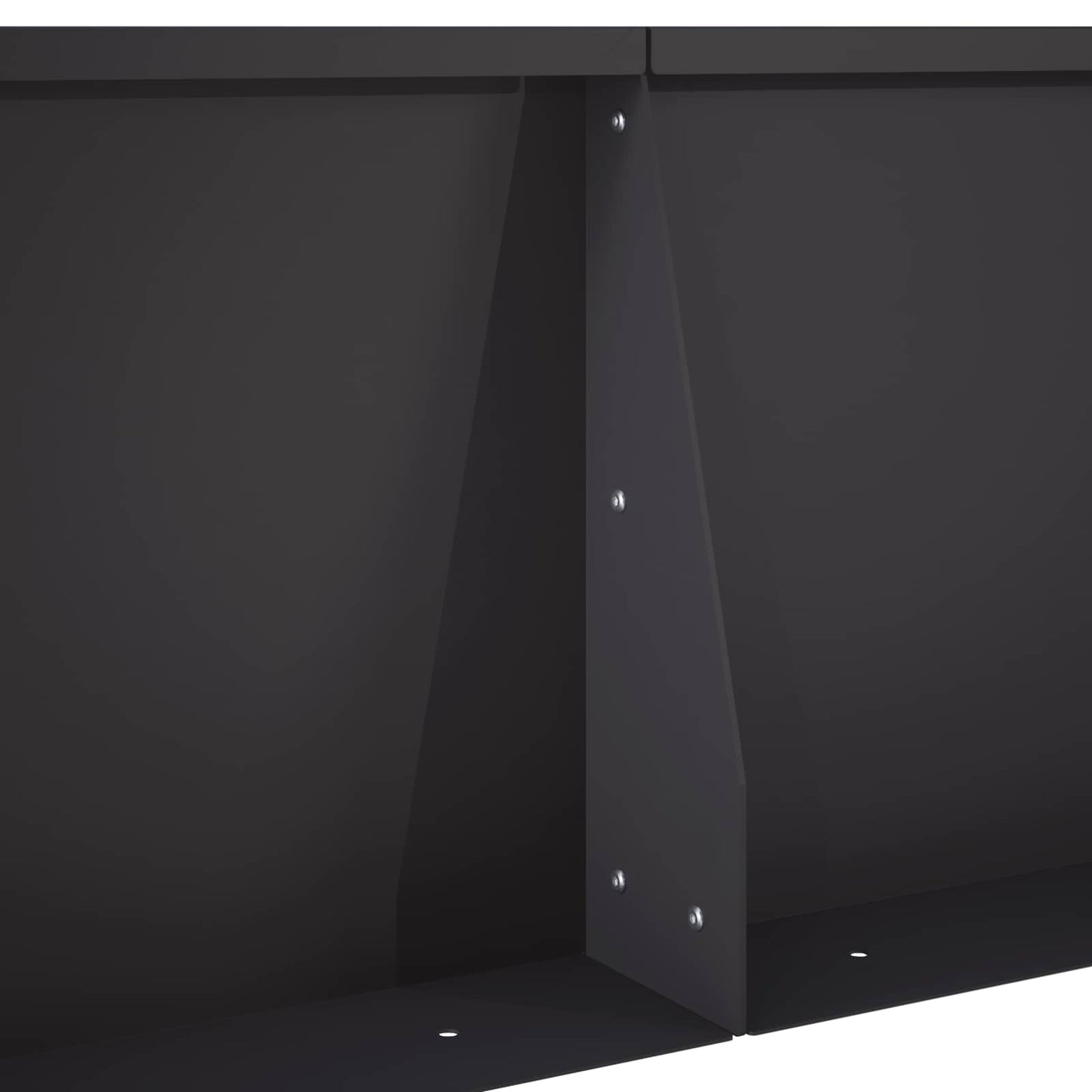 Retaining Wall 2 pcs 50 x 50 x 50 cm Steel Black
