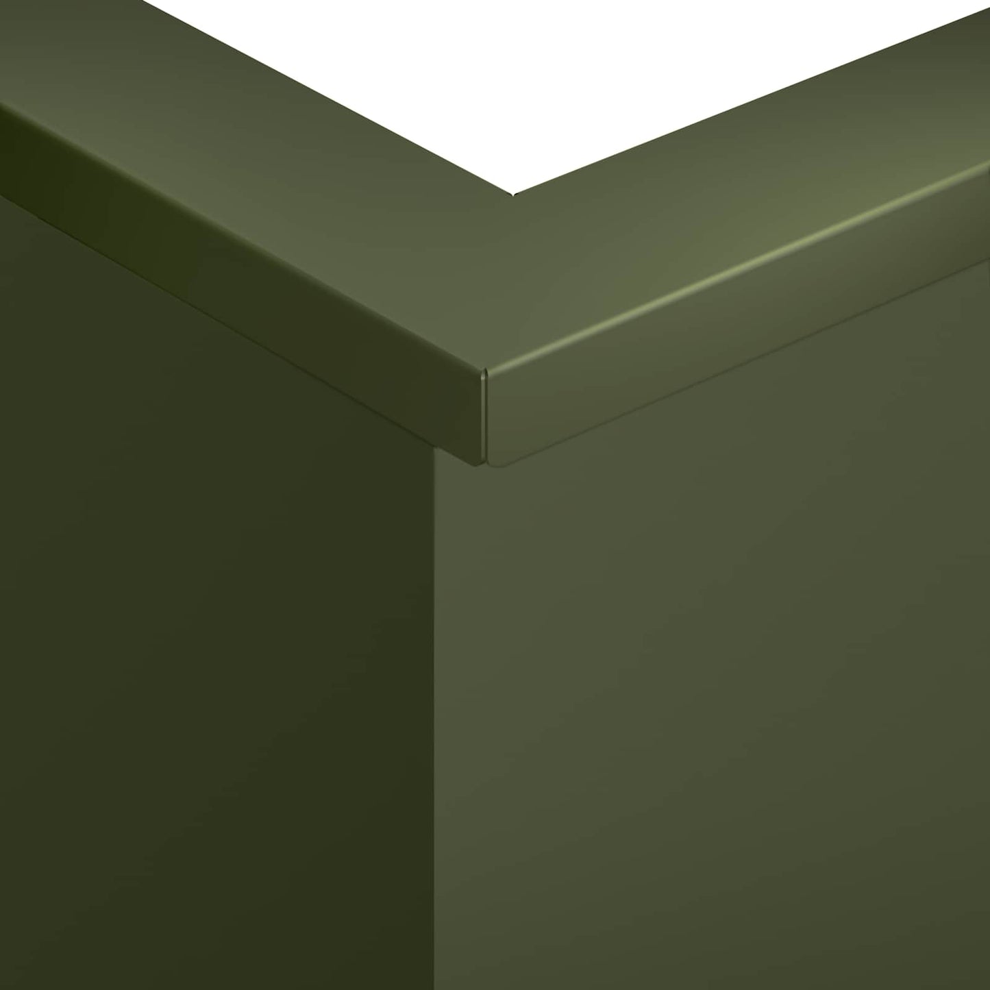 Retaining Wall 50 x 50 x 50 cm Steel Olive Green