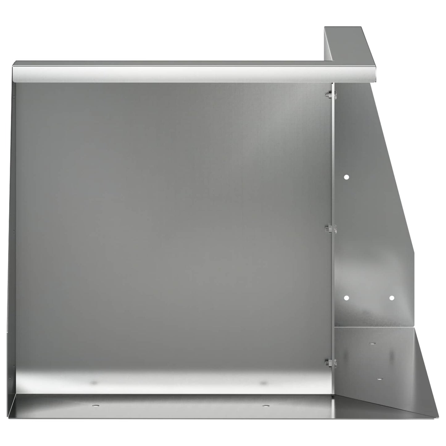 Retaining Wall 50 x 50 x 50 cm Galvanised Steel Silver