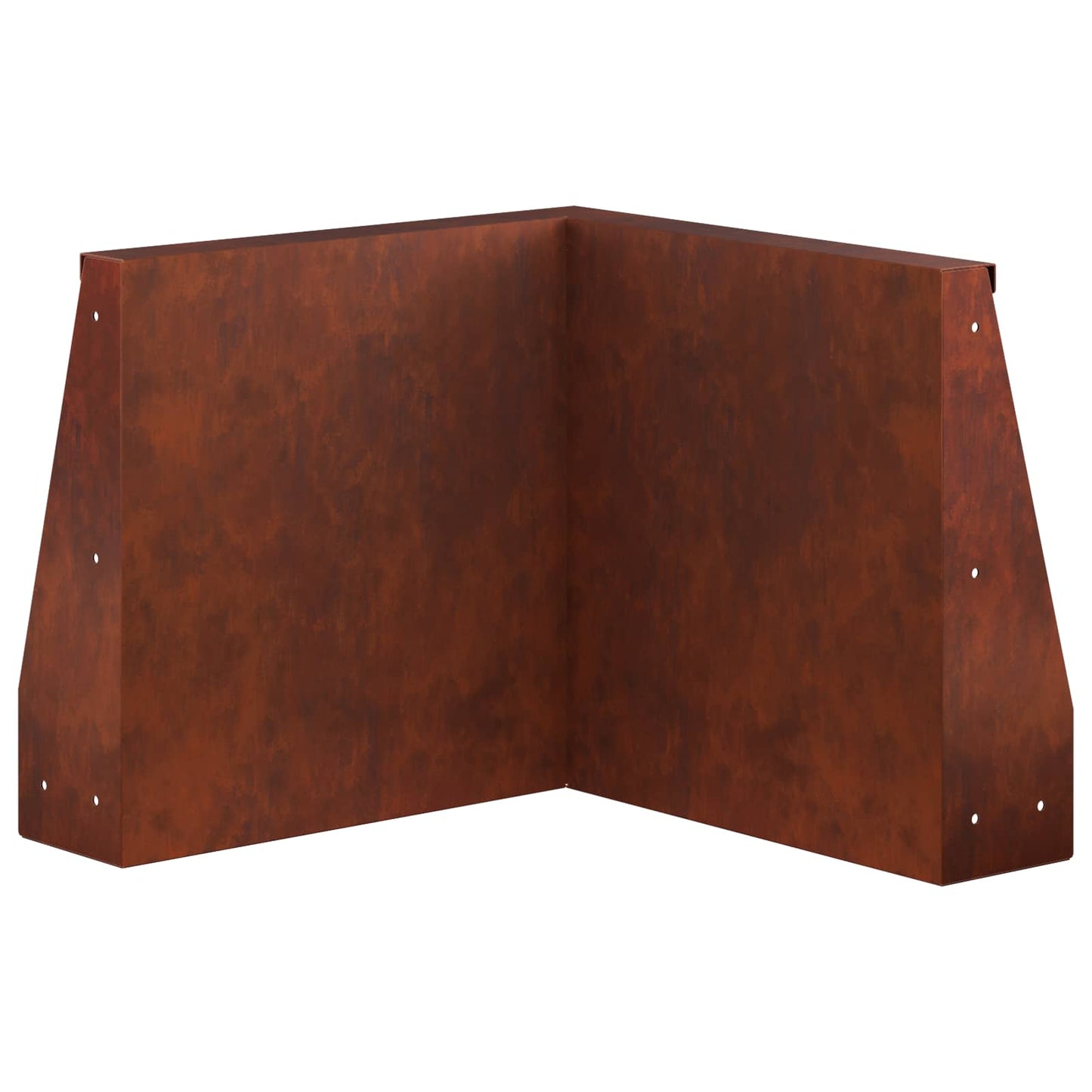 Retaining Wall 50 x 50 x 50 cm Weathering Steel Rusty