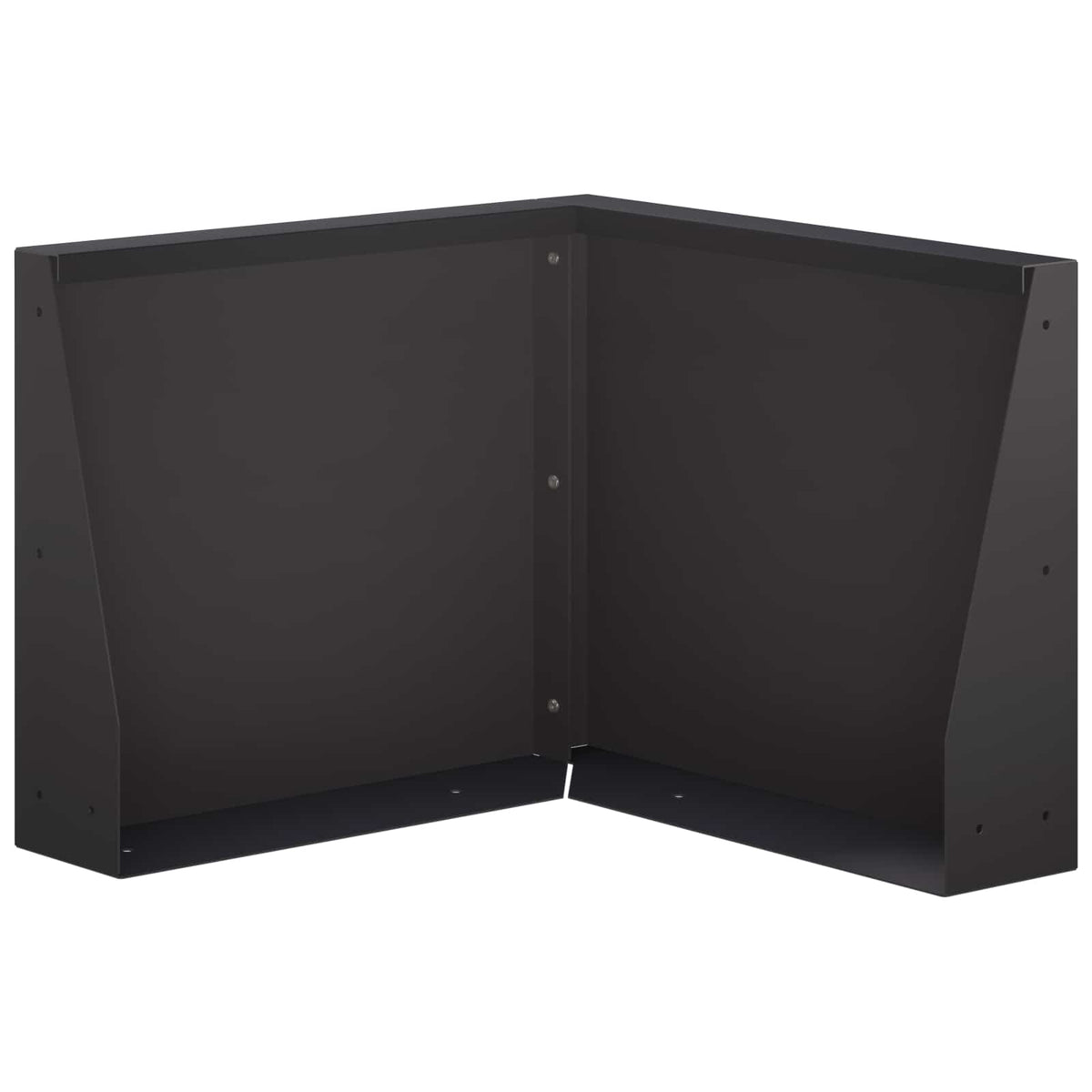 Retaining Wall 50 x 50 x 30 cm Steel Black