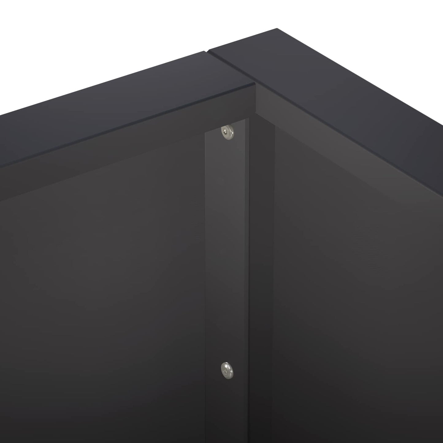 Retaining Wall 2 pcs 50 x 50 x 30 cm Steel Black