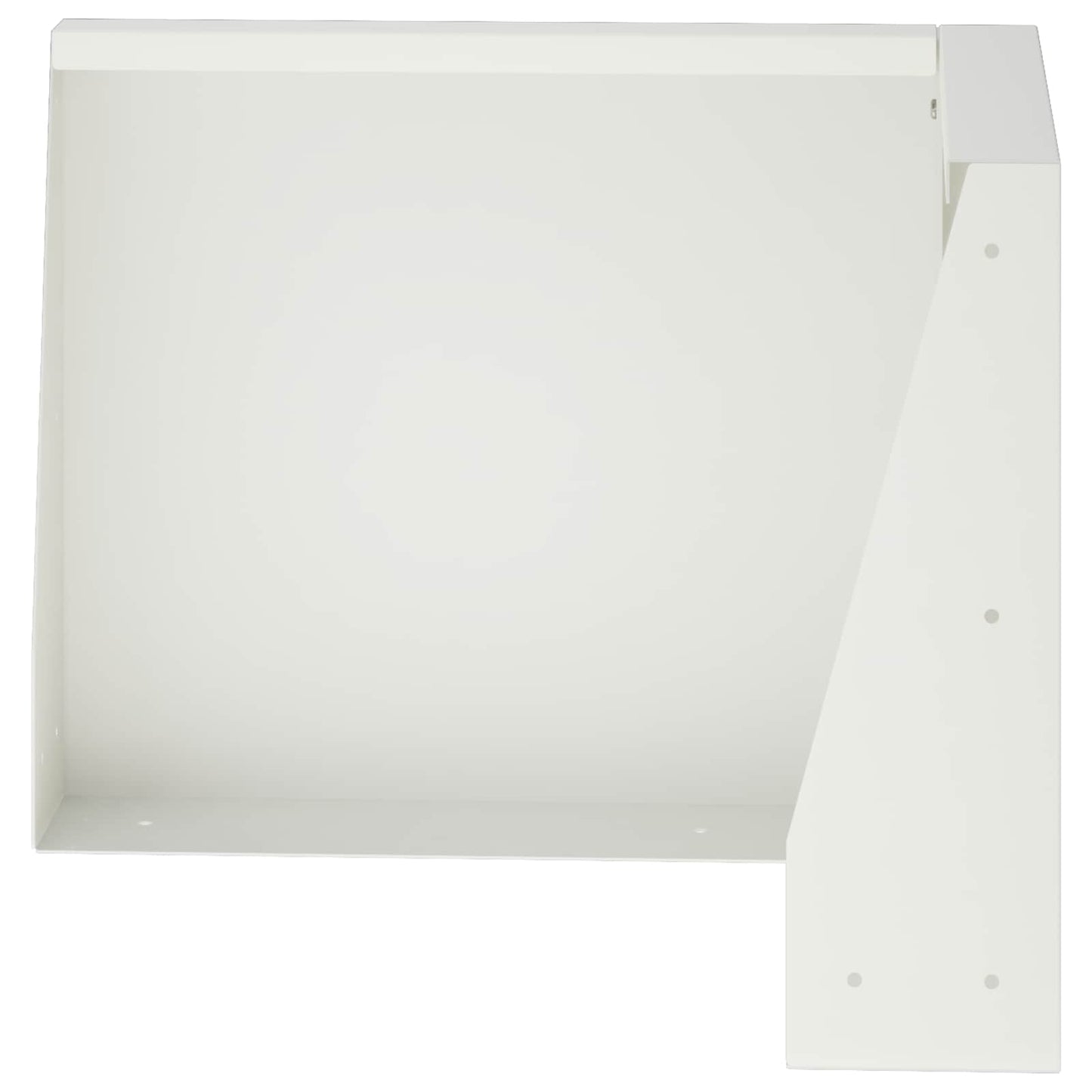 Retaining Wall 2 pcs 50 x 50 x 30 cm Steel White